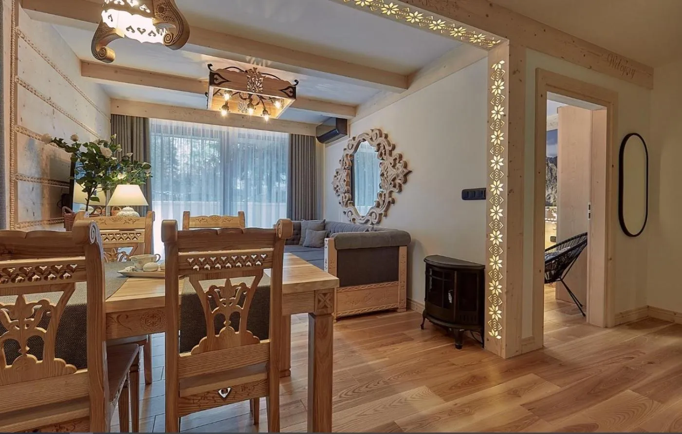 Living room in Tatra Square Apartments