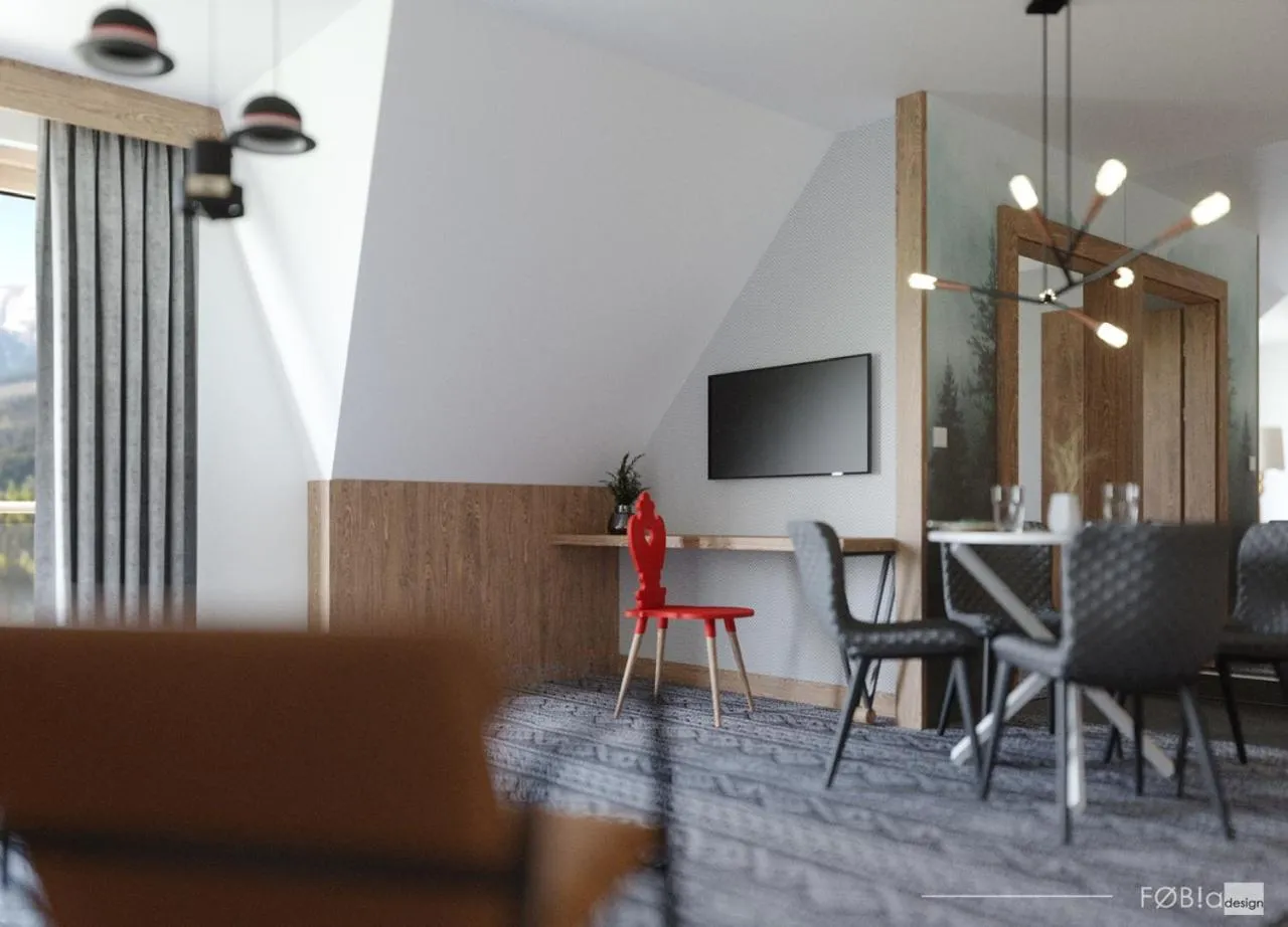 Living room in Tatra Square Apartments