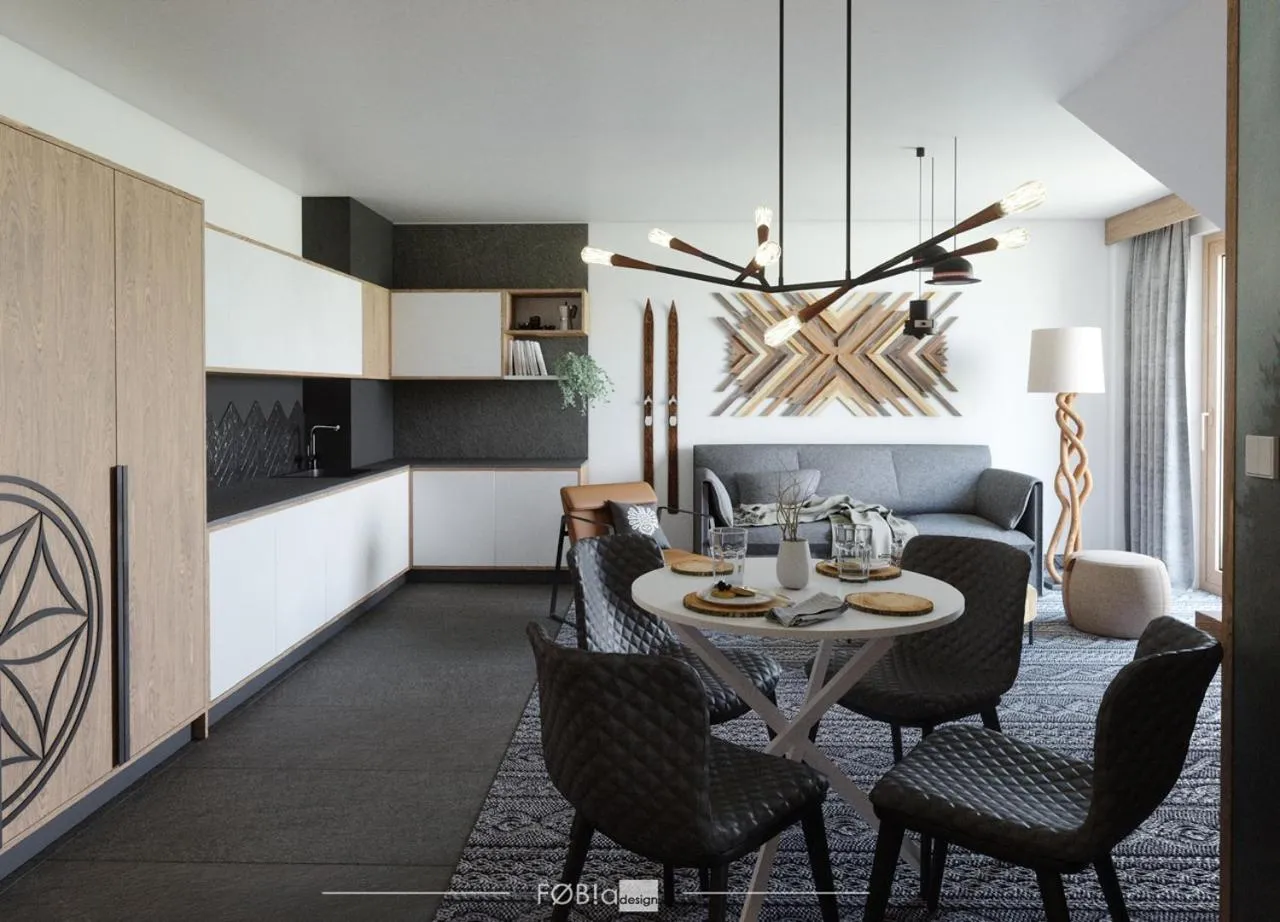 Living room in Tatra Square Apartments