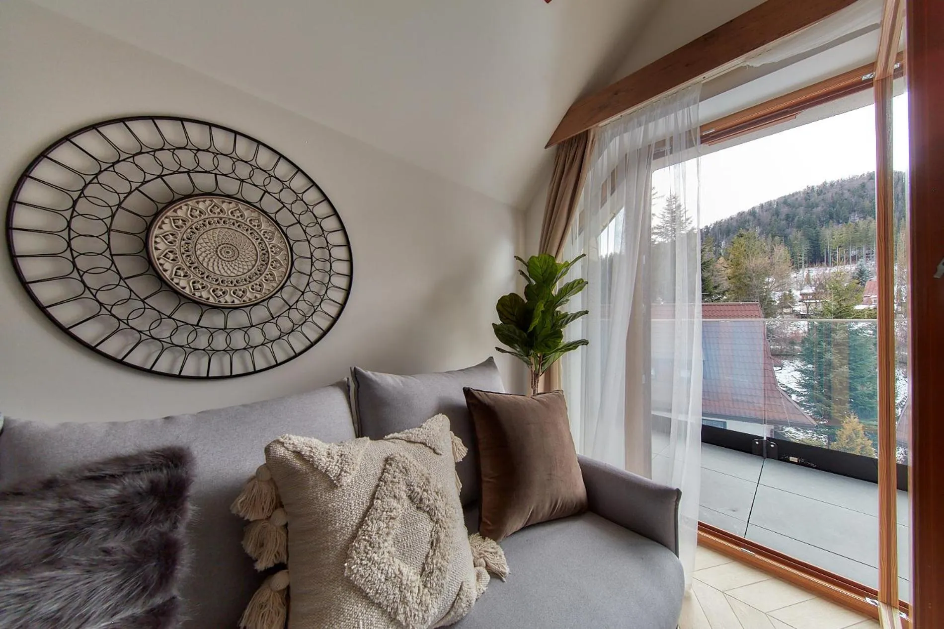 Living room in Tatra Square Apartments