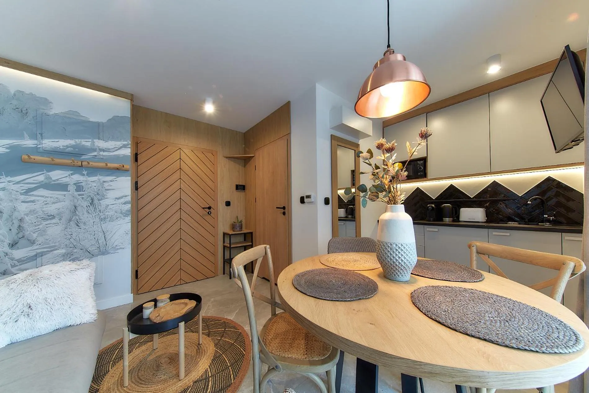 Living room in Tatra Square Apartments