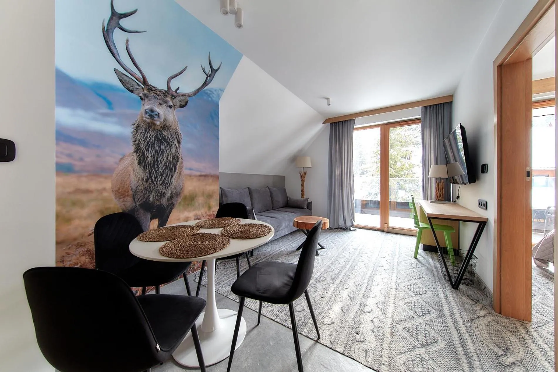 Living room in Tatra Square Apartments