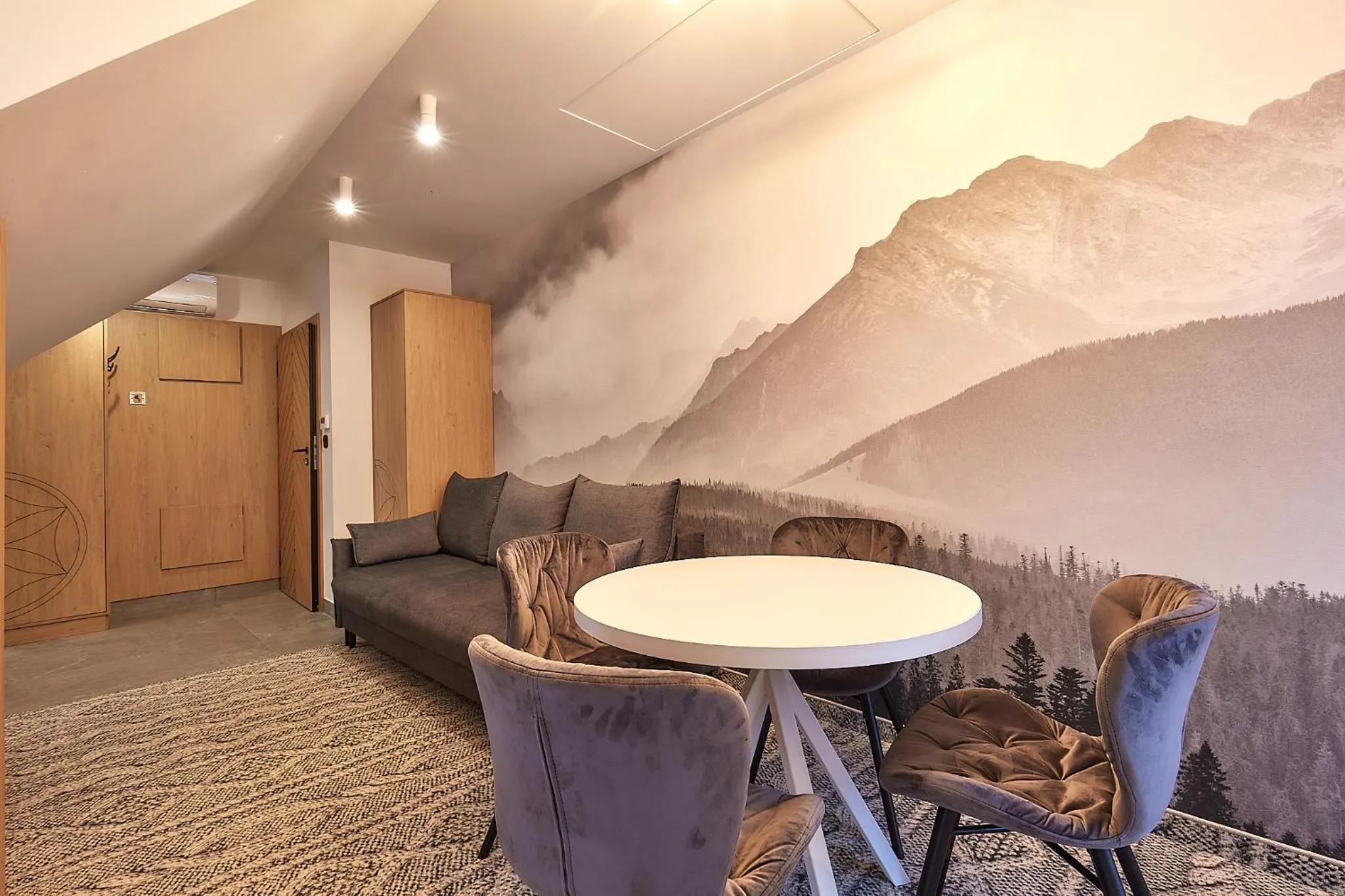 Living room in Tatra Square Apartments