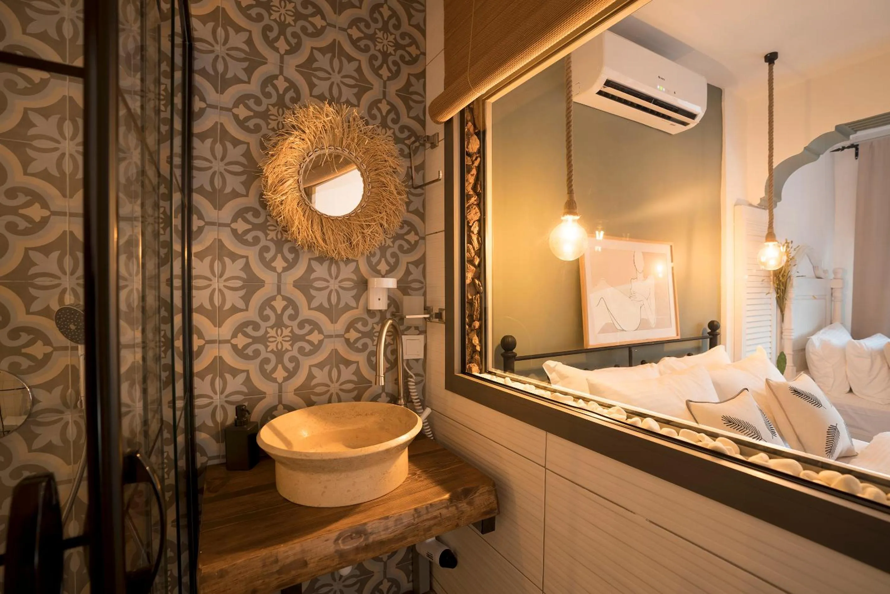 Bathroom in Liman Hotel Gümüslük - Adult Only