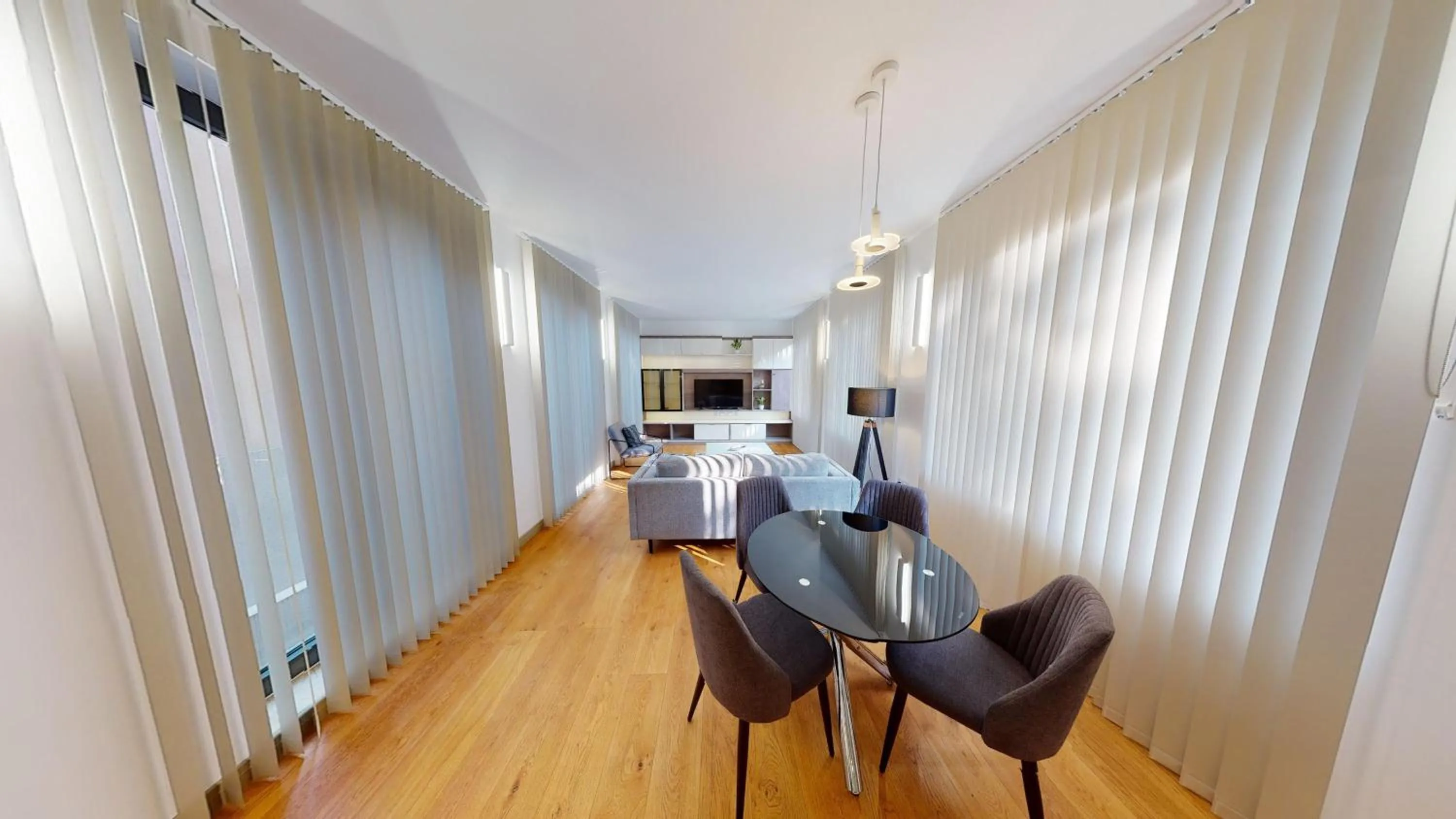 Living room in Charles Hope London Kew Bridge