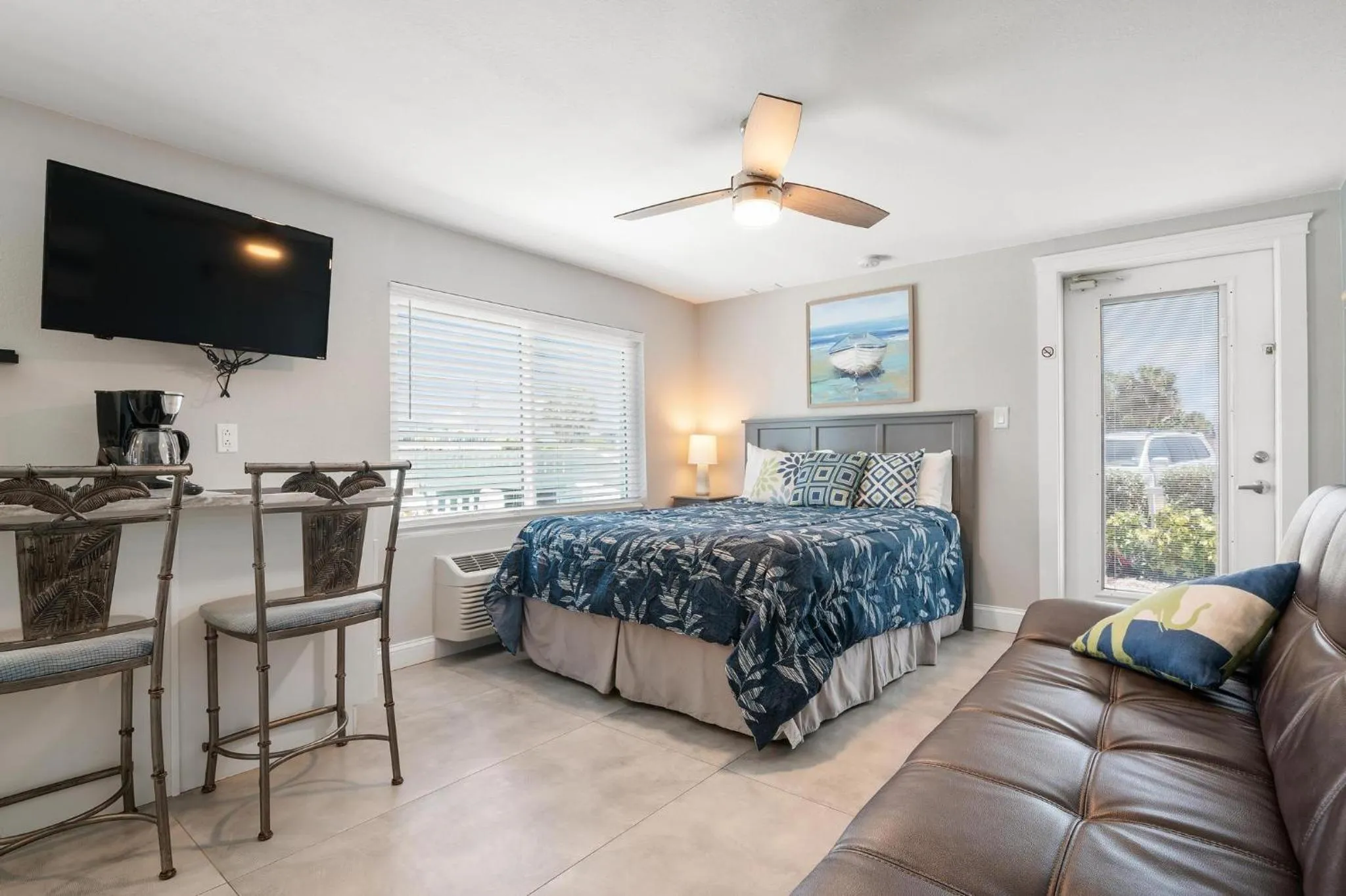 Bed in A Beach Retreat on Casey Key