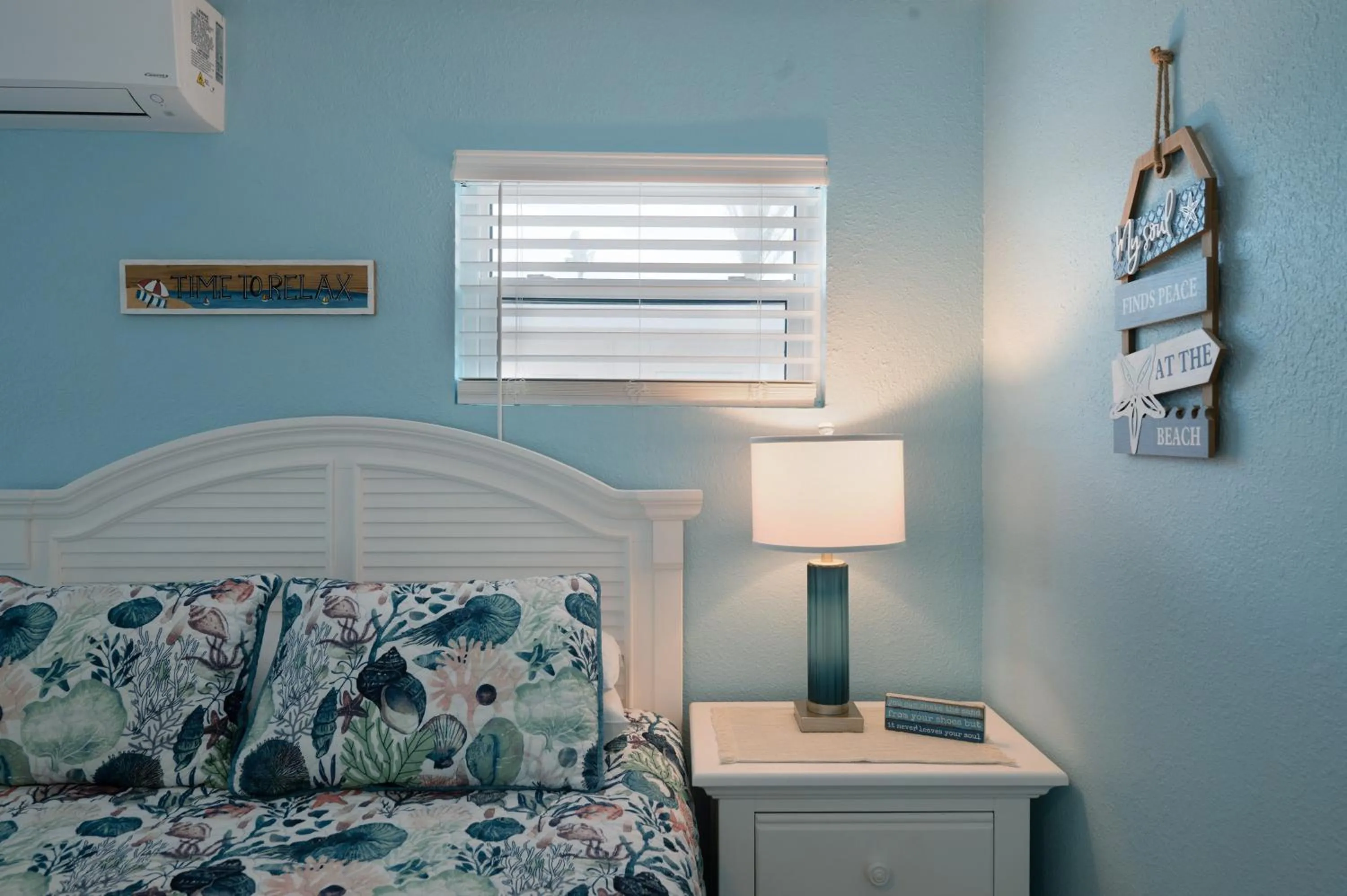 Bed in A Beach Retreat on Casey Key