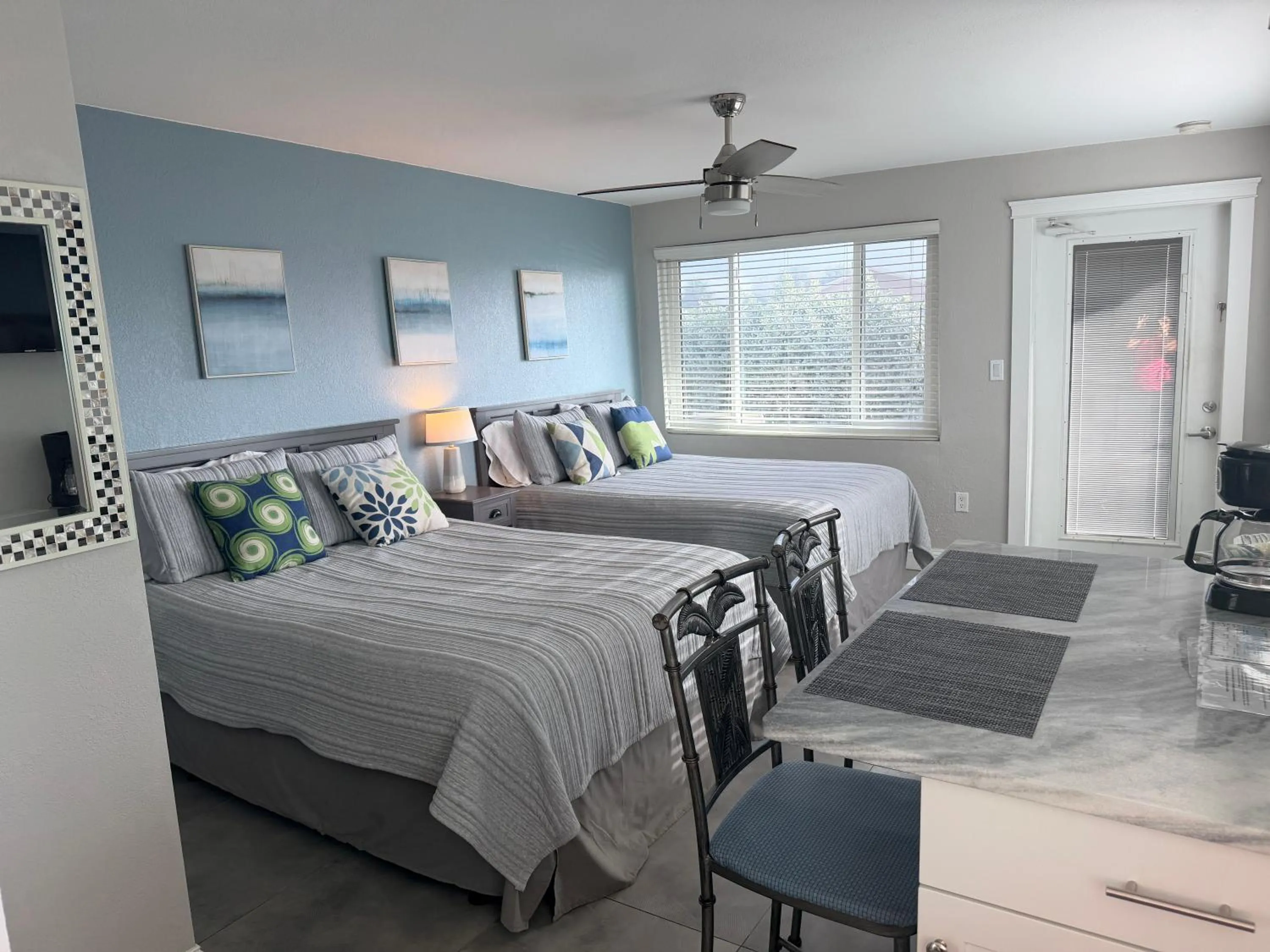 Bed in A Beach Retreat on Casey Key