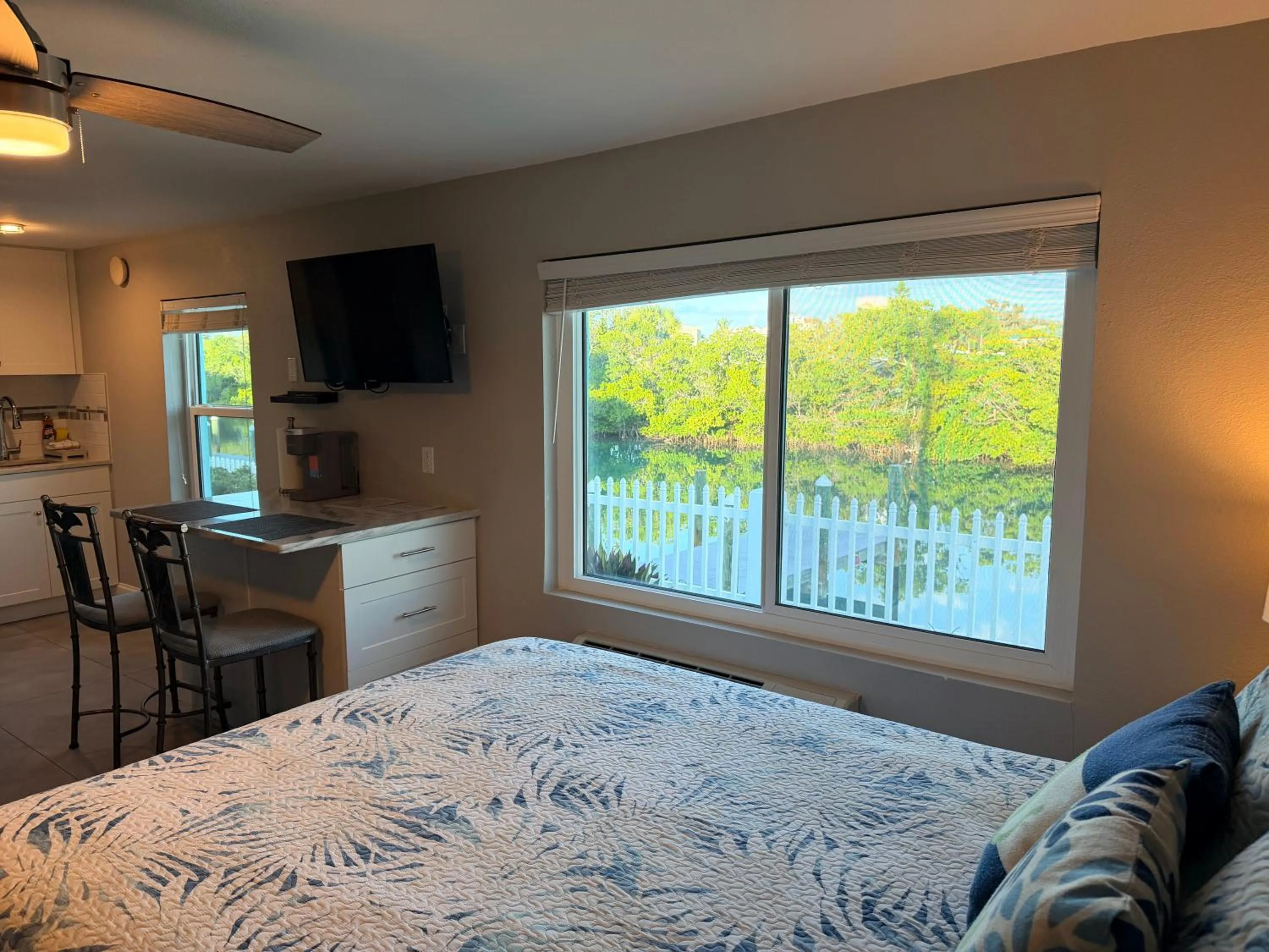 Bed in A Beach Retreat on Casey Key