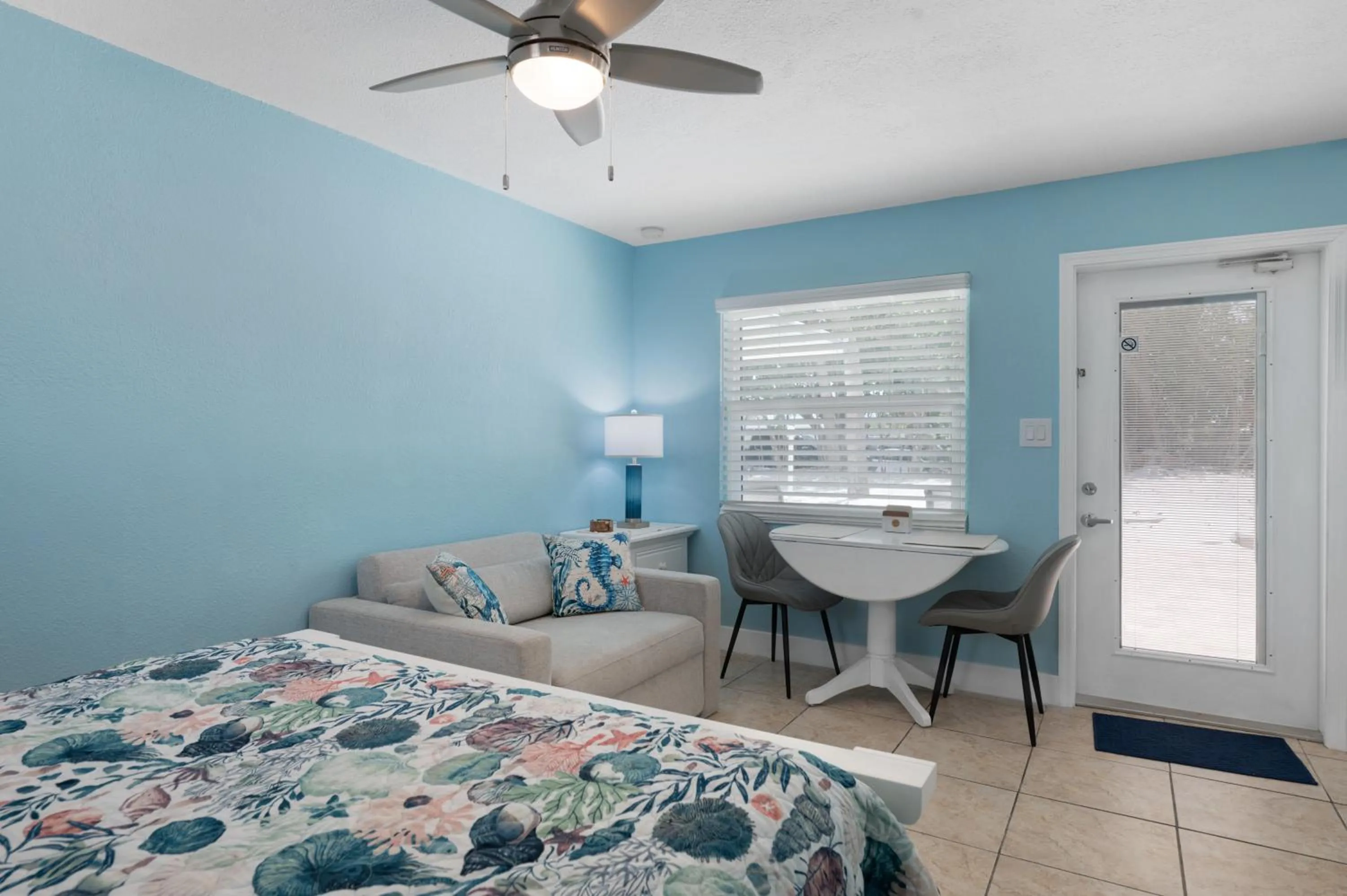 Bed in A Beach Retreat on Casey Key
