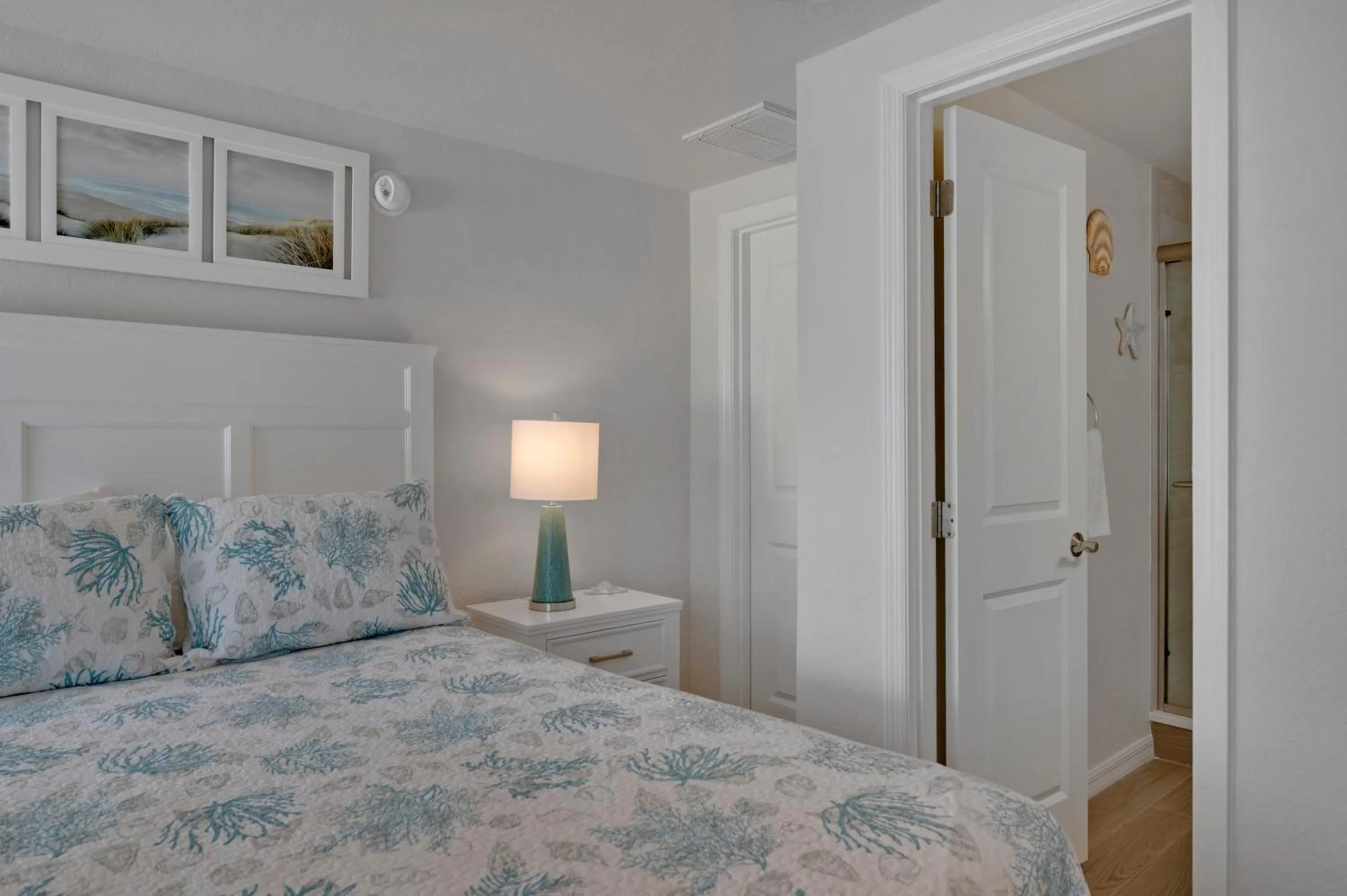 Bed in A Beach Retreat on Casey Key