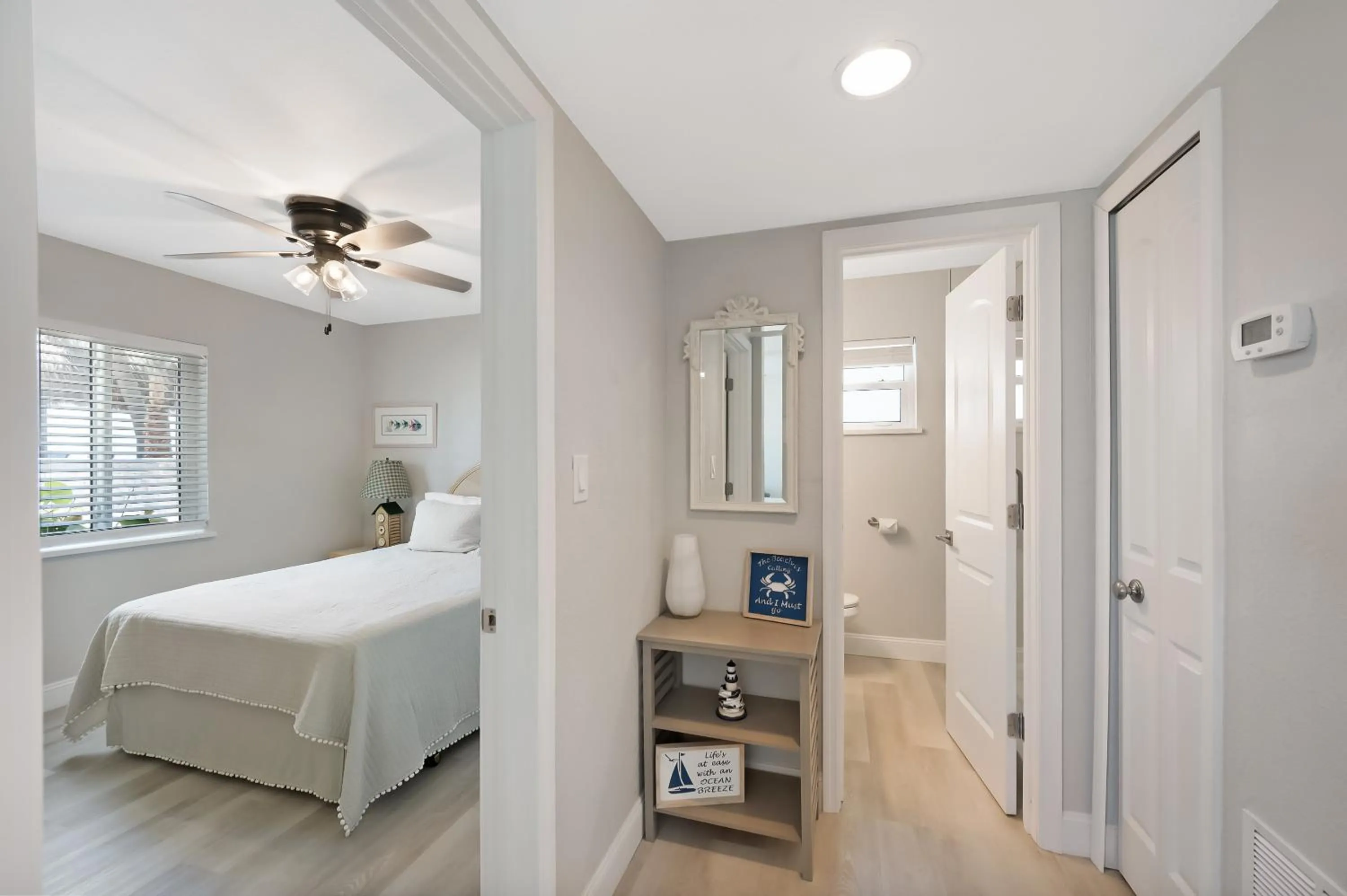 Bed in A Beach Retreat on Casey Key