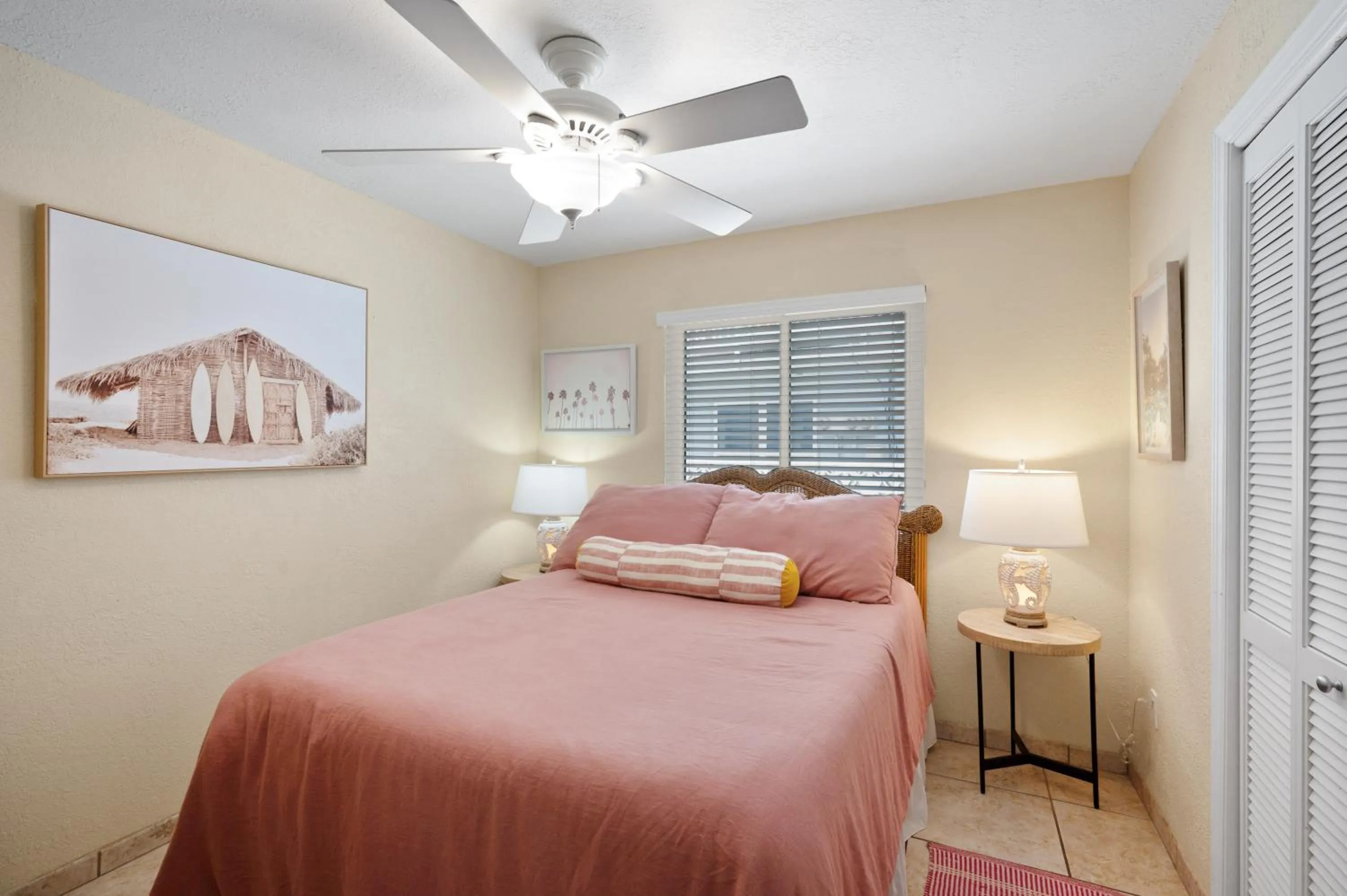 Bed in A Beach Retreat on Casey Key