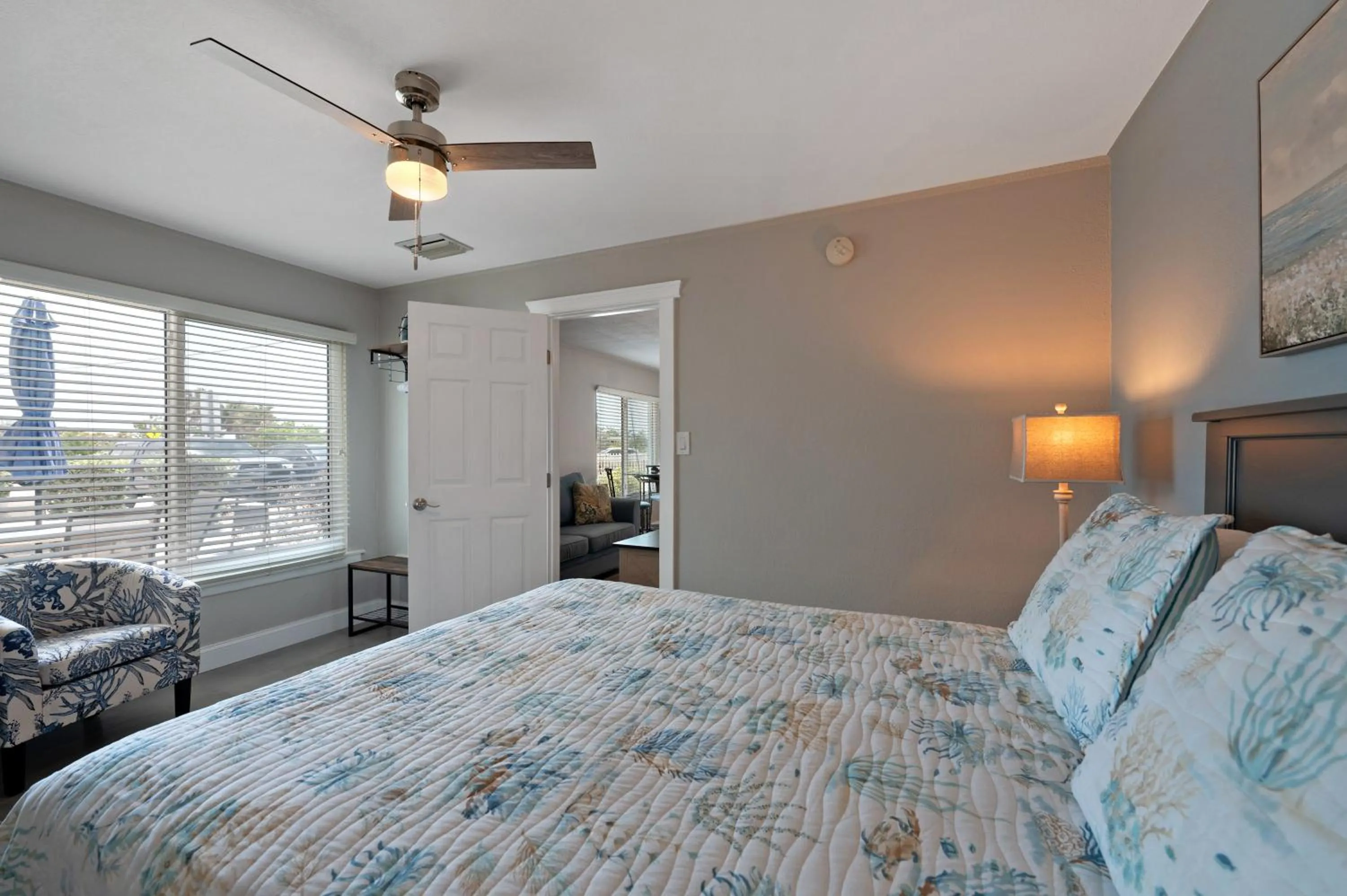 Bed in A Beach Retreat on Casey Key