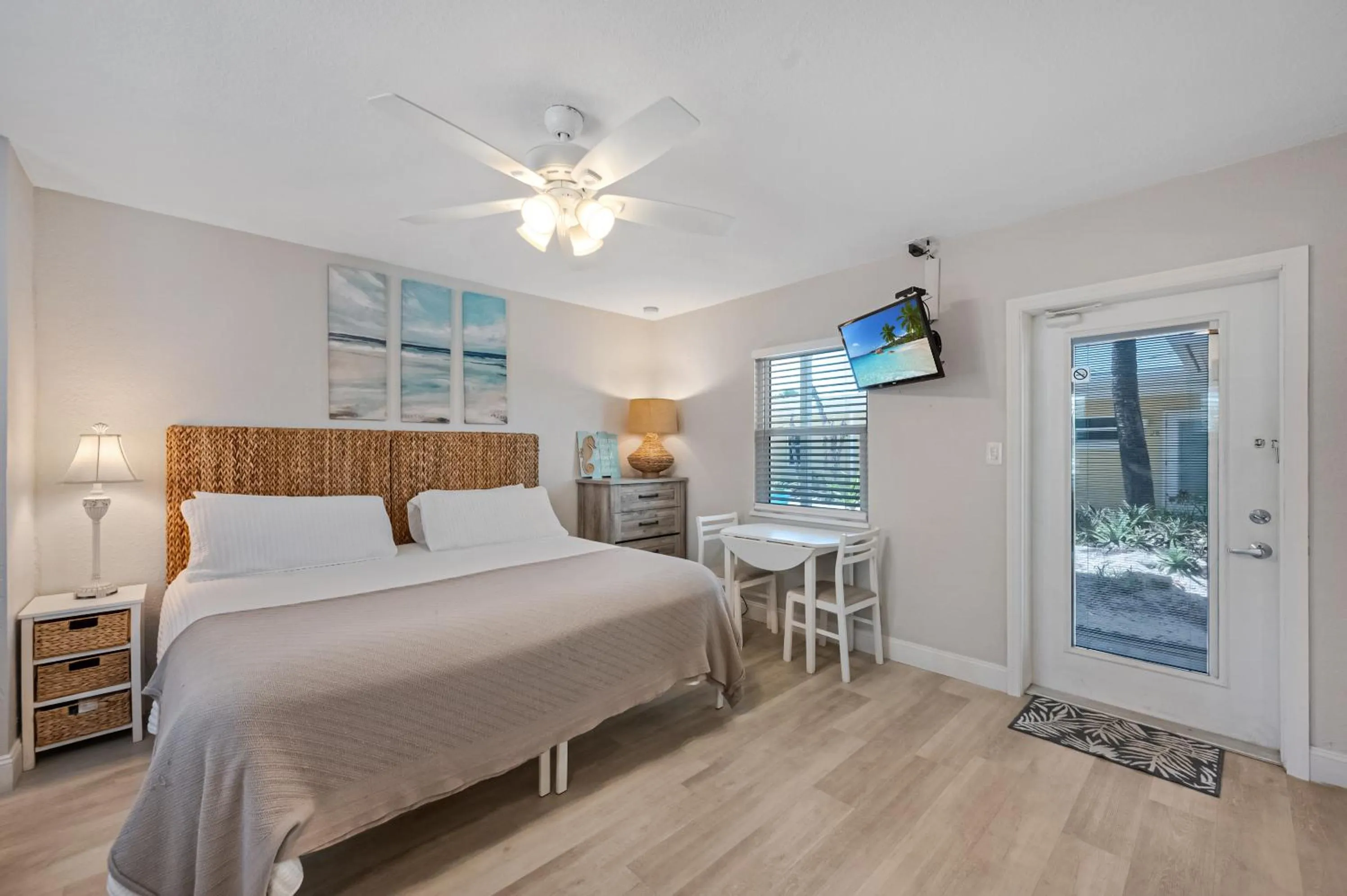 Bed in A Beach Retreat on Casey Key