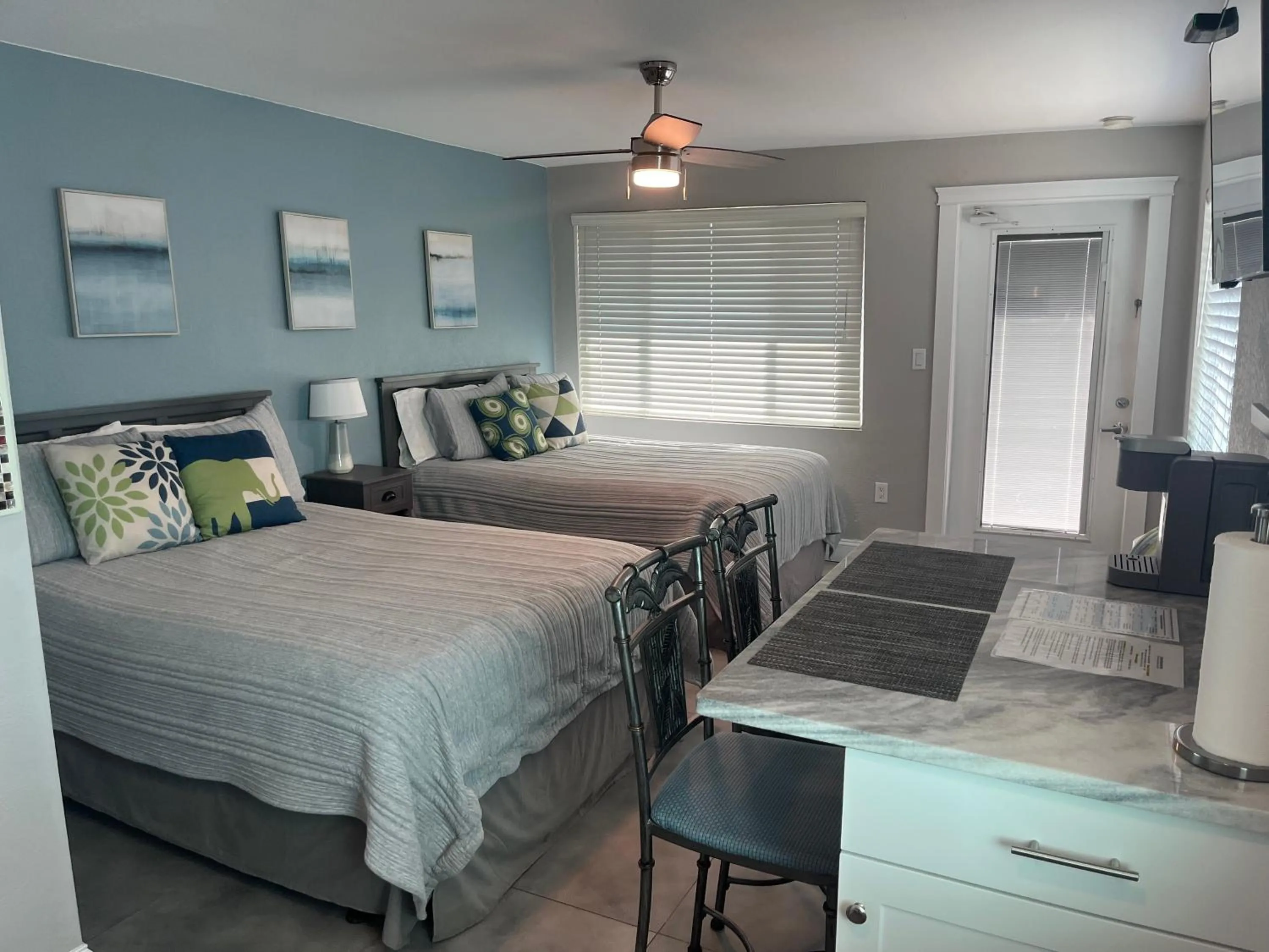 Bed in A Beach Retreat on Casey Key