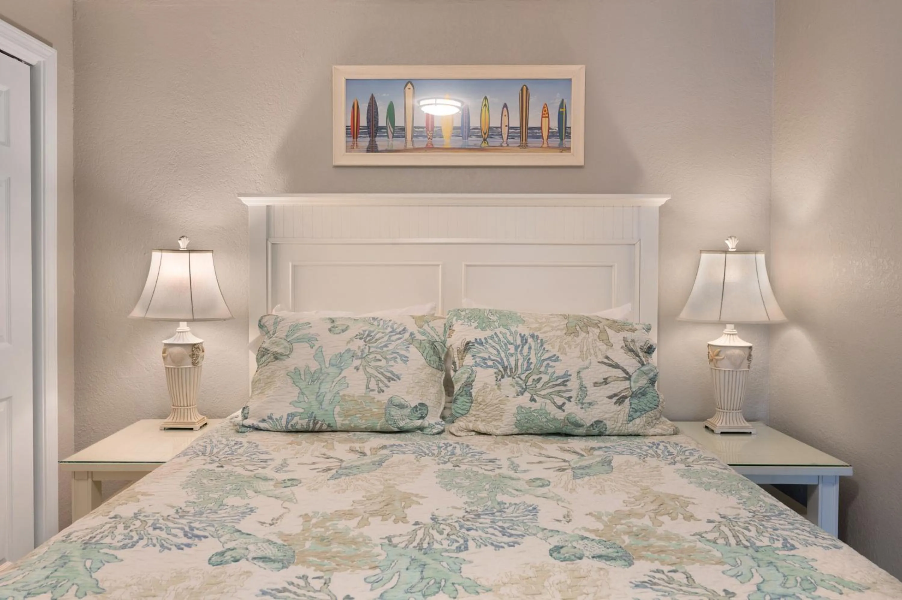 Bed in A Beach Retreat on Casey Key