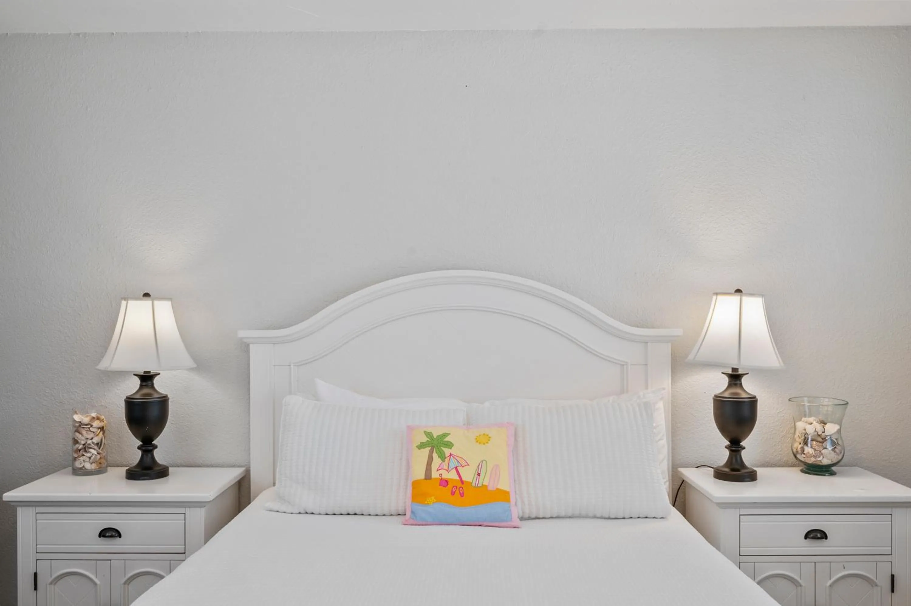 Bed in A Beach Retreat on Casey Key