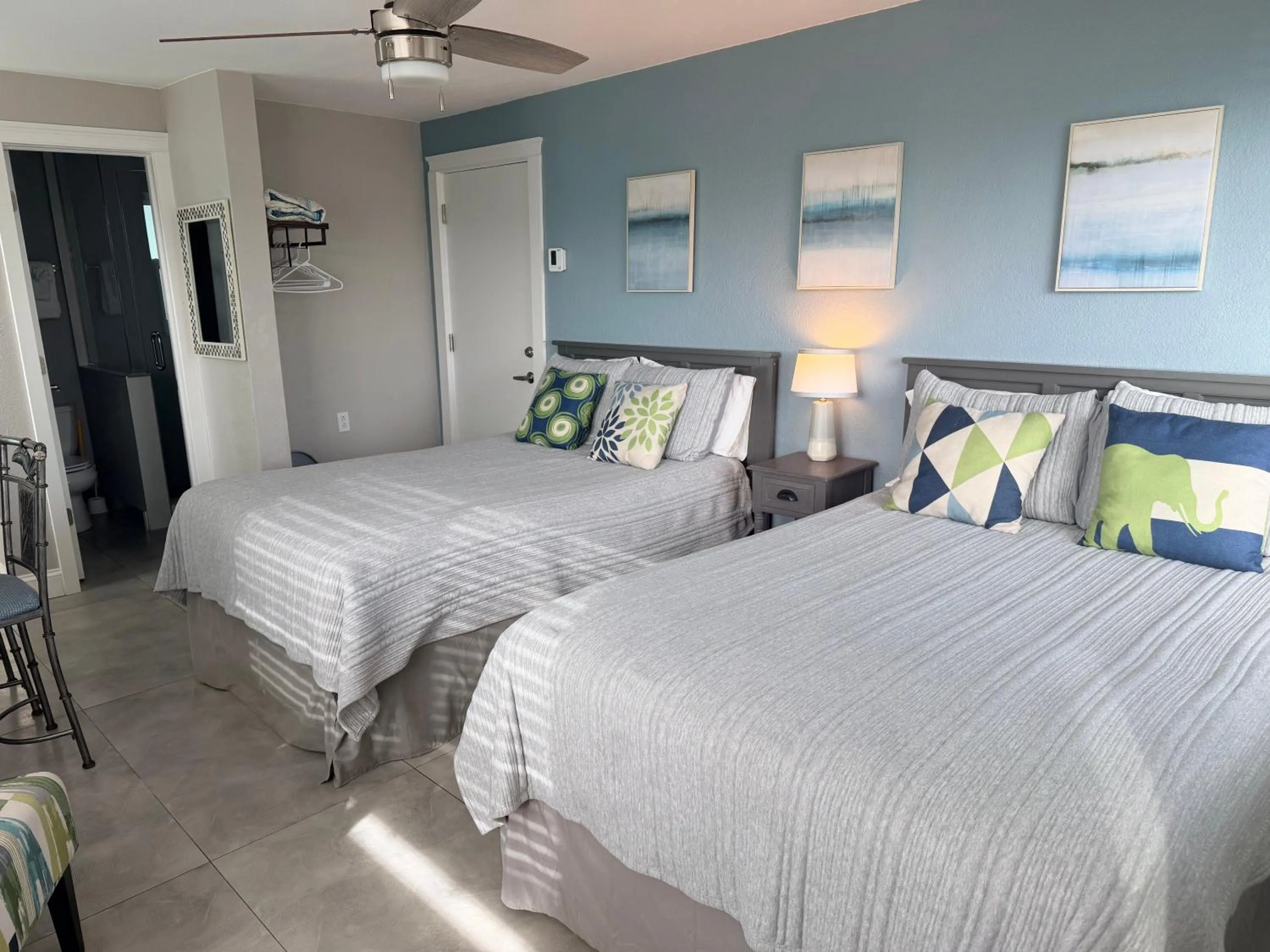 Bed in A Beach Retreat on Casey Key