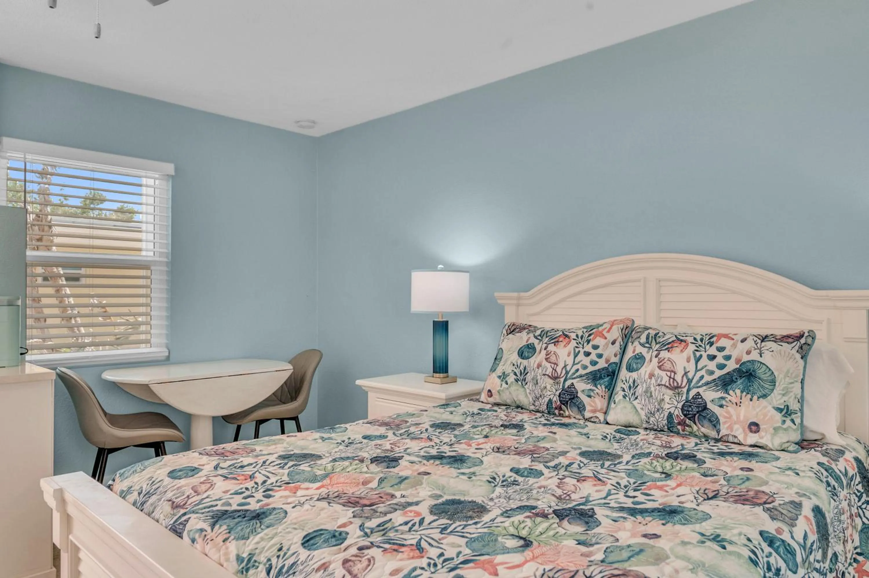 Bed in A Beach Retreat on Casey Key