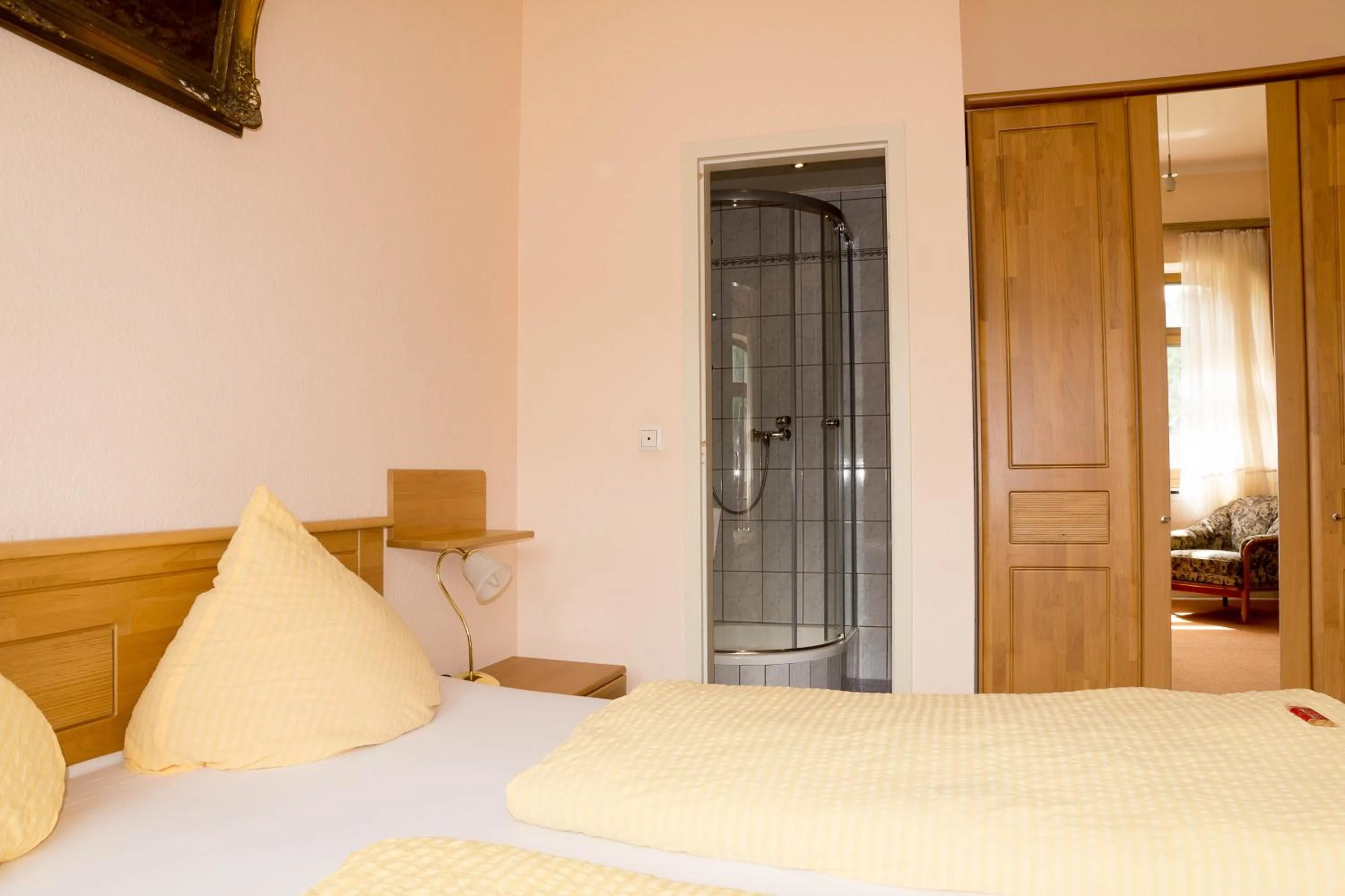 Bed in Hotel Arns