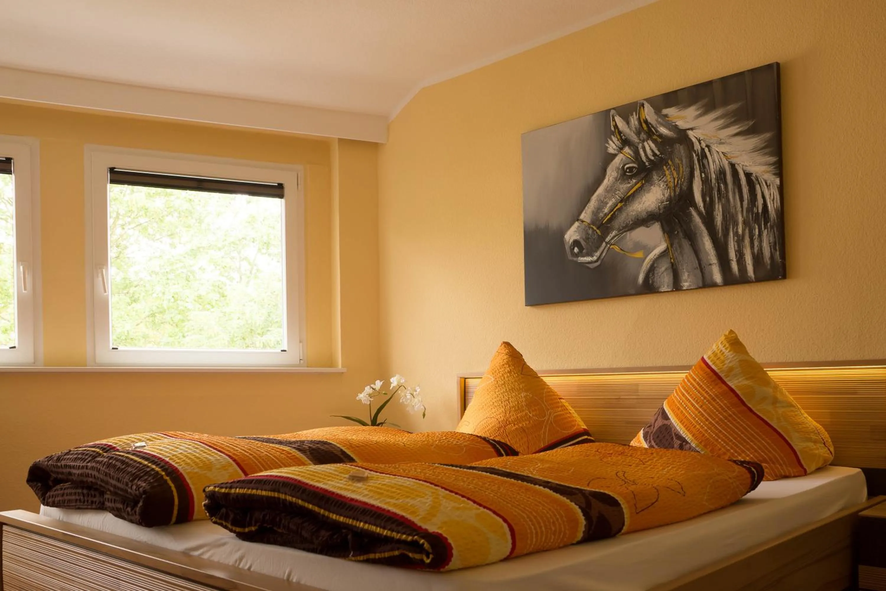 Bed in Hotel Arns