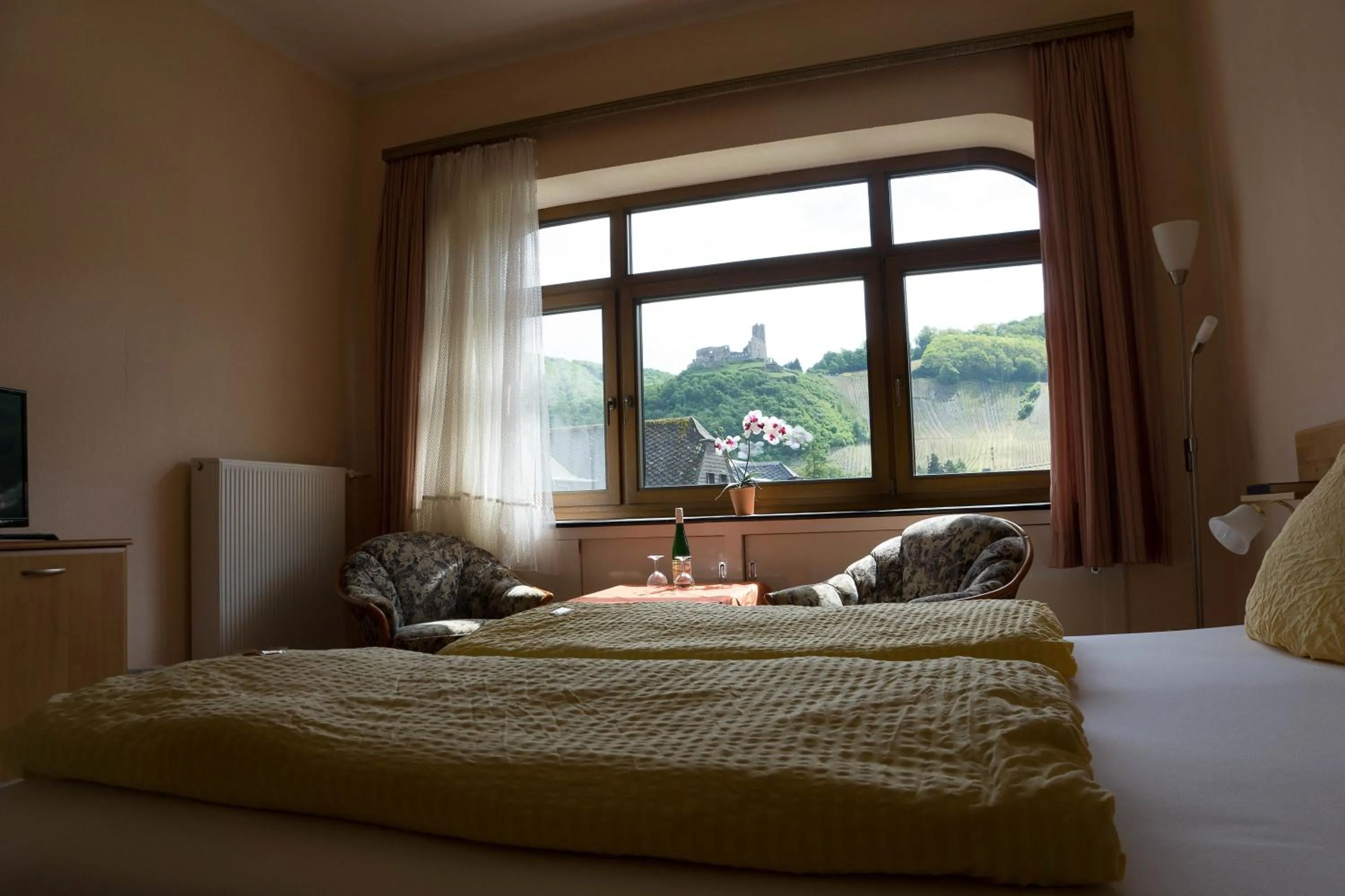 Bed in Hotel Arns