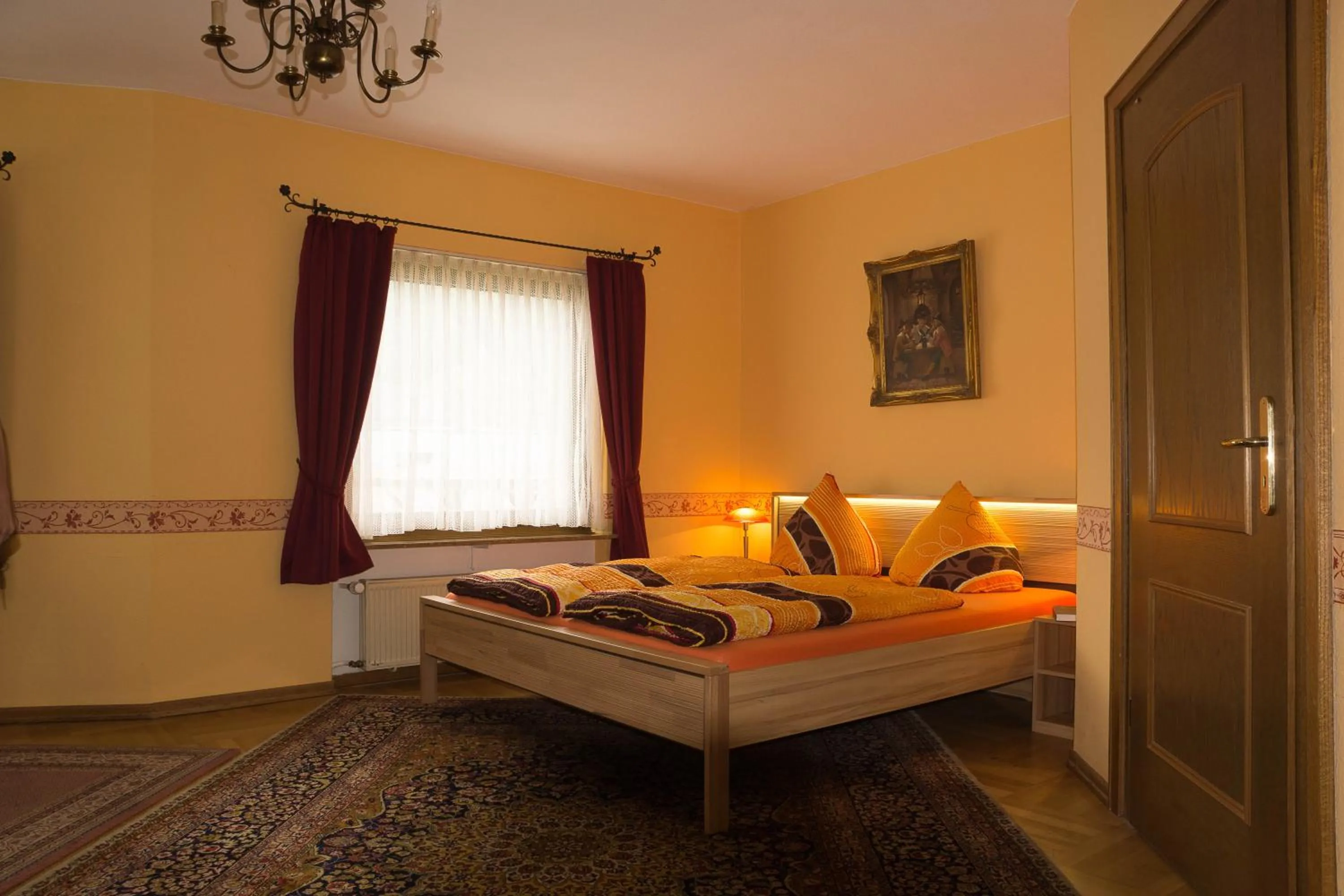 Bed in Hotel Arns