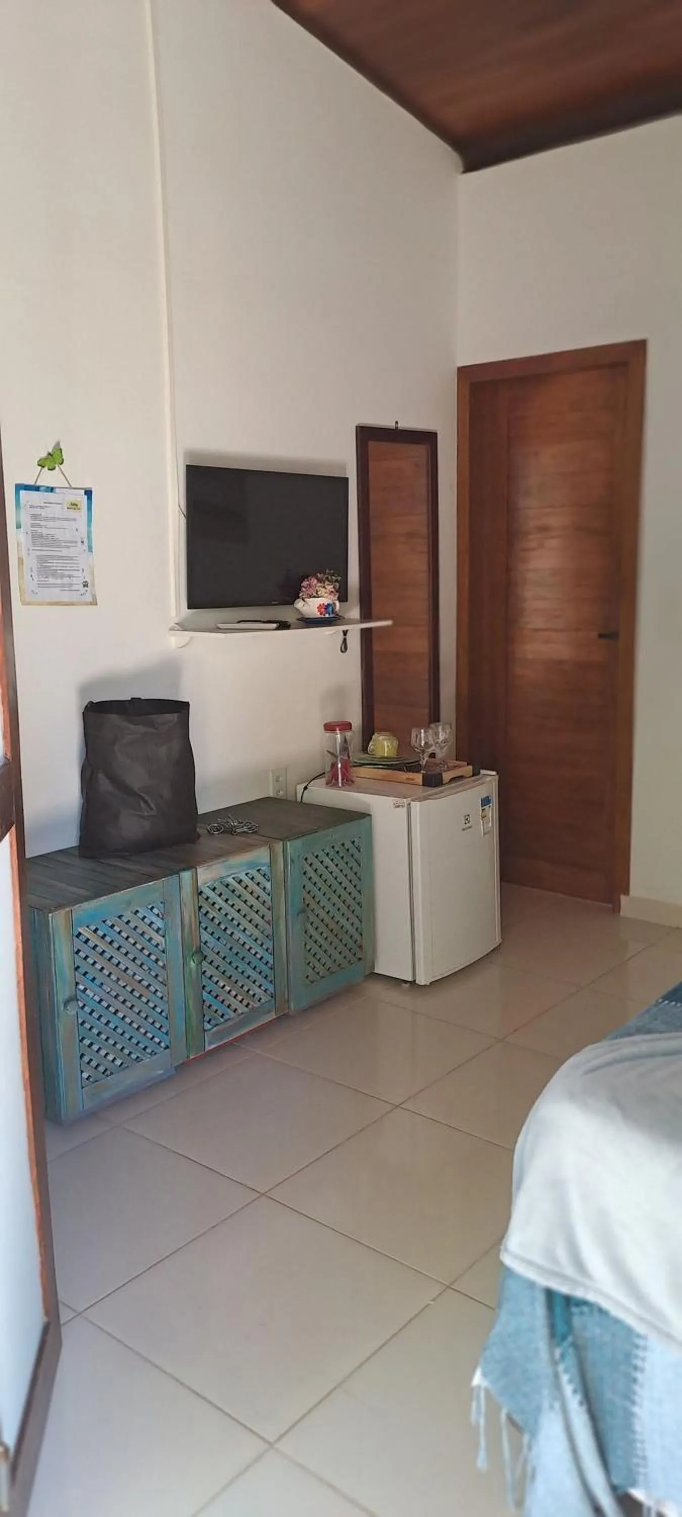 Bedroom, Bed in Fiquei In Pipa - Chalé 21