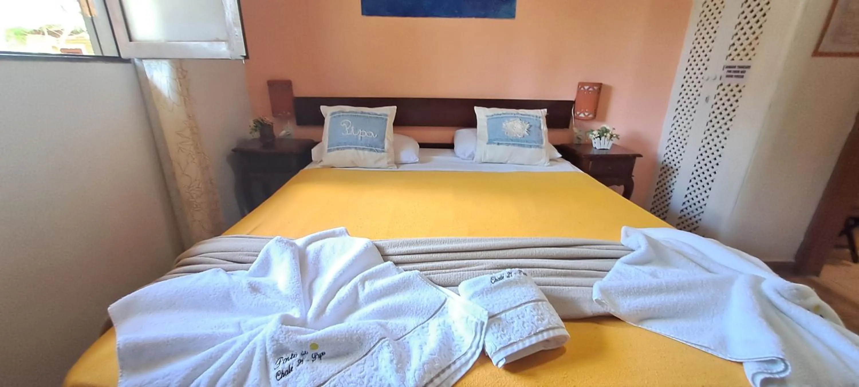 Bed in Fiquei In Pipa - Chalé 21