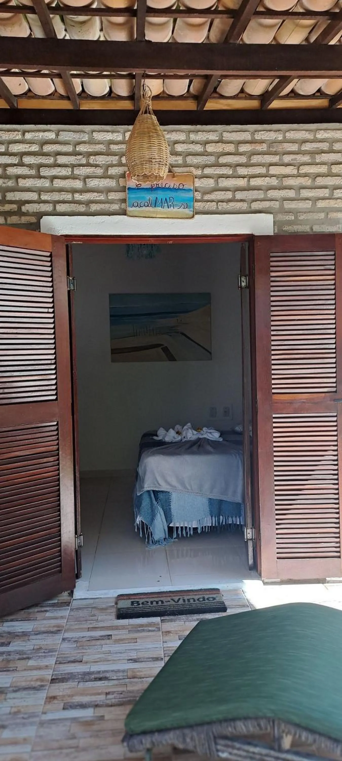 Bed in Fiquei In Pipa - Chalé 21