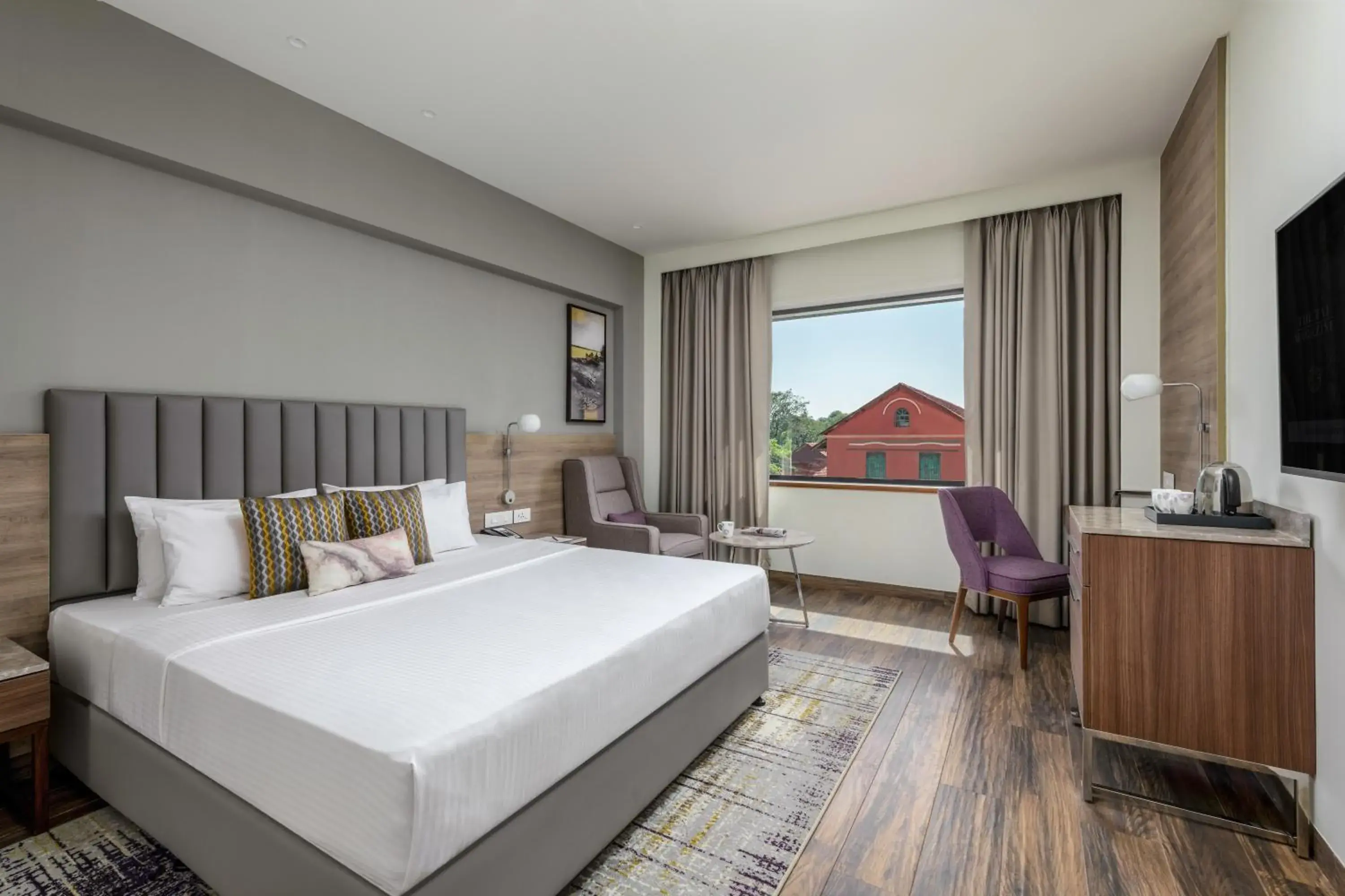 Bedroom, Bed in Vivanta Mangalore Oldport Road - Formerly Known as Taj Manjarun Bedroom, Bed in Vivanta Mangalore Oldport Road - Formerly Known as Taj Manjarun