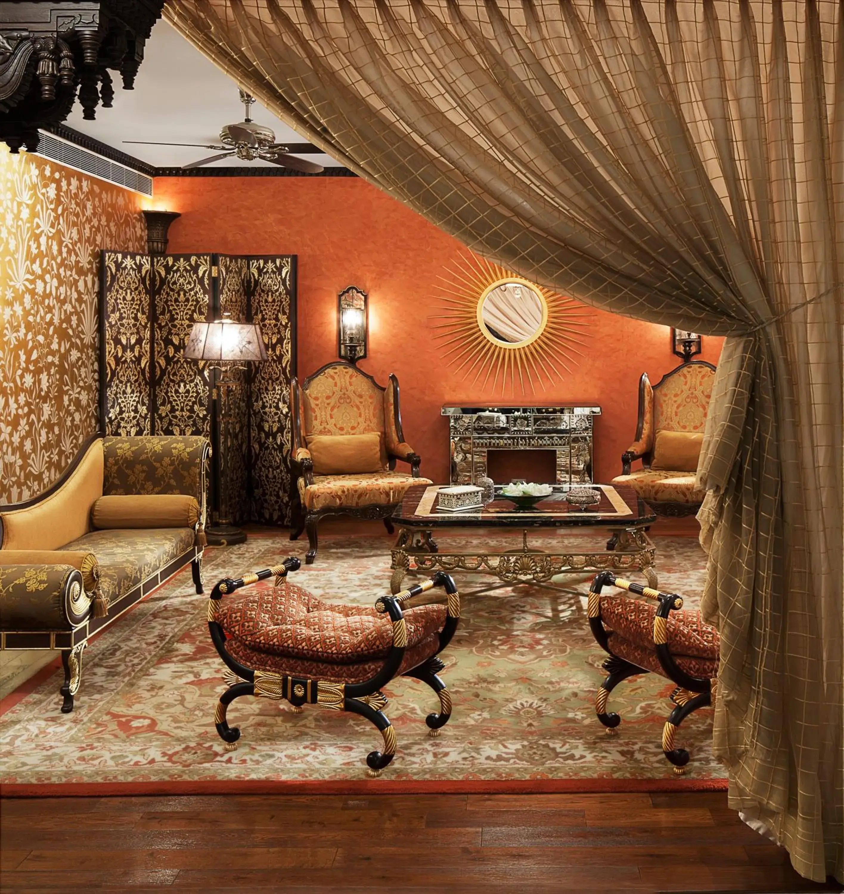 Living room in Rambagh Palace Living room in Rambagh Palace