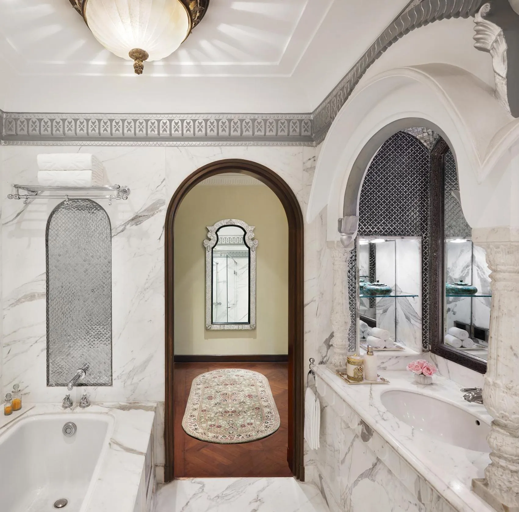 Bathroom in Rambagh Palace