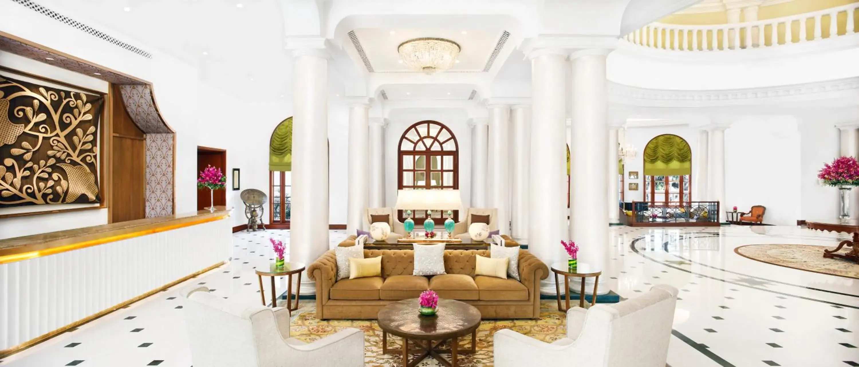 Lobby or reception in Taj Mahal Lucknow Lobby or reception in Taj Mahal Lucknow