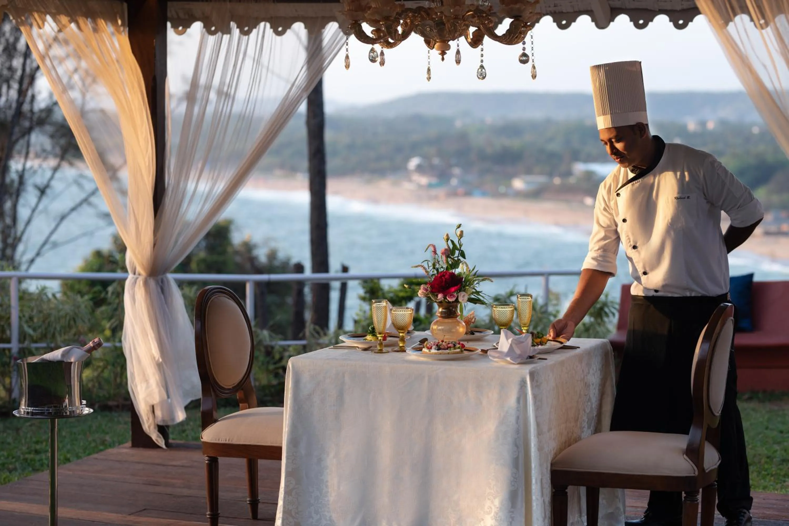 Dinner in Taj Fort Aguada Resort & Spa, Goa