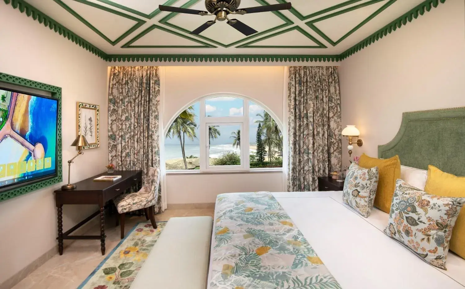 Bedroom, Bed in Taj Fort Aguada Resort & Spa, Goa Bedroom, Bed in Taj Fort Aguada Resort & Spa, Goa