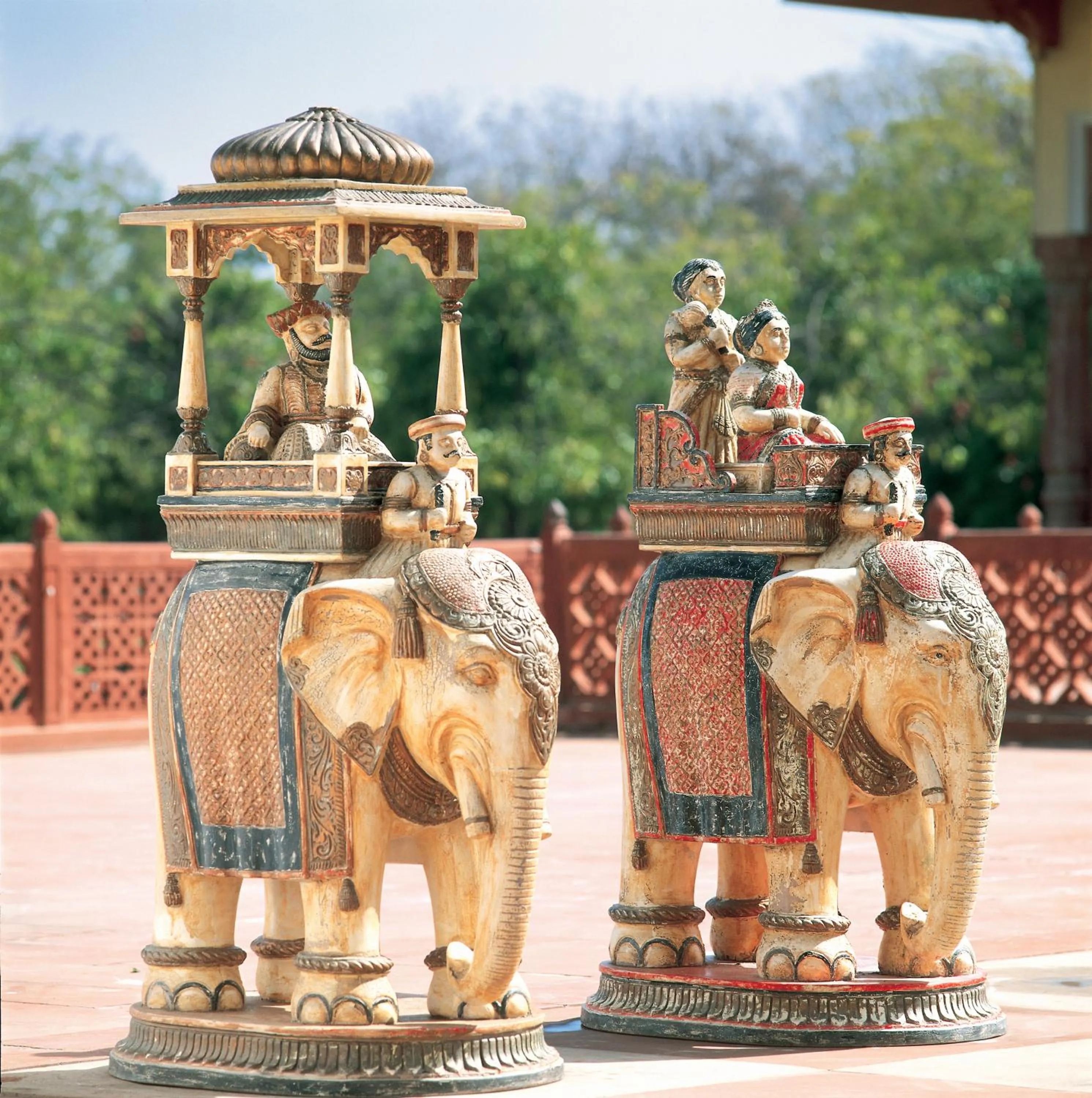 Facade/entrance in Jai Mahal Palace