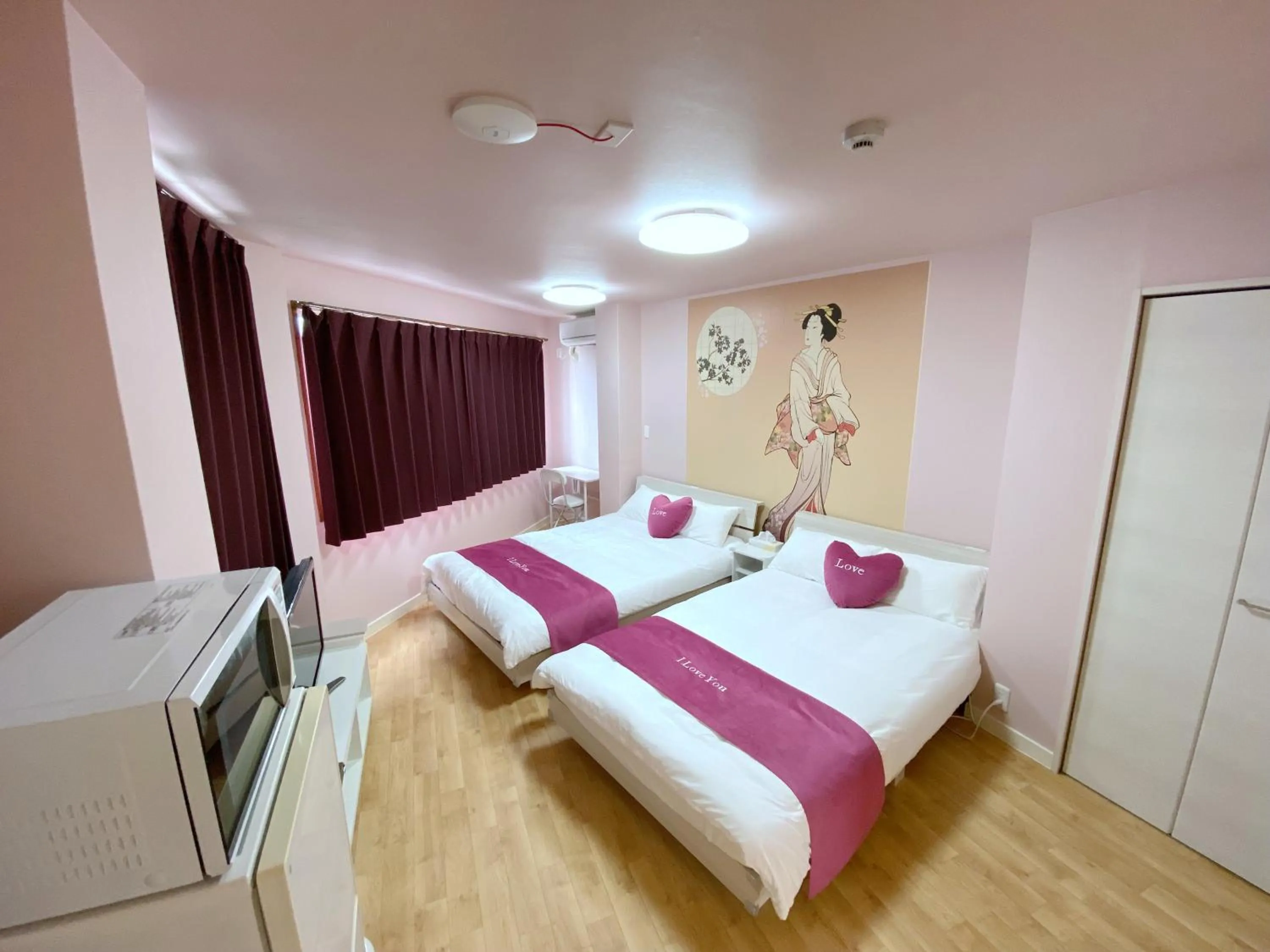 Bedroom, Bed in 武蔵Musashi Hotel