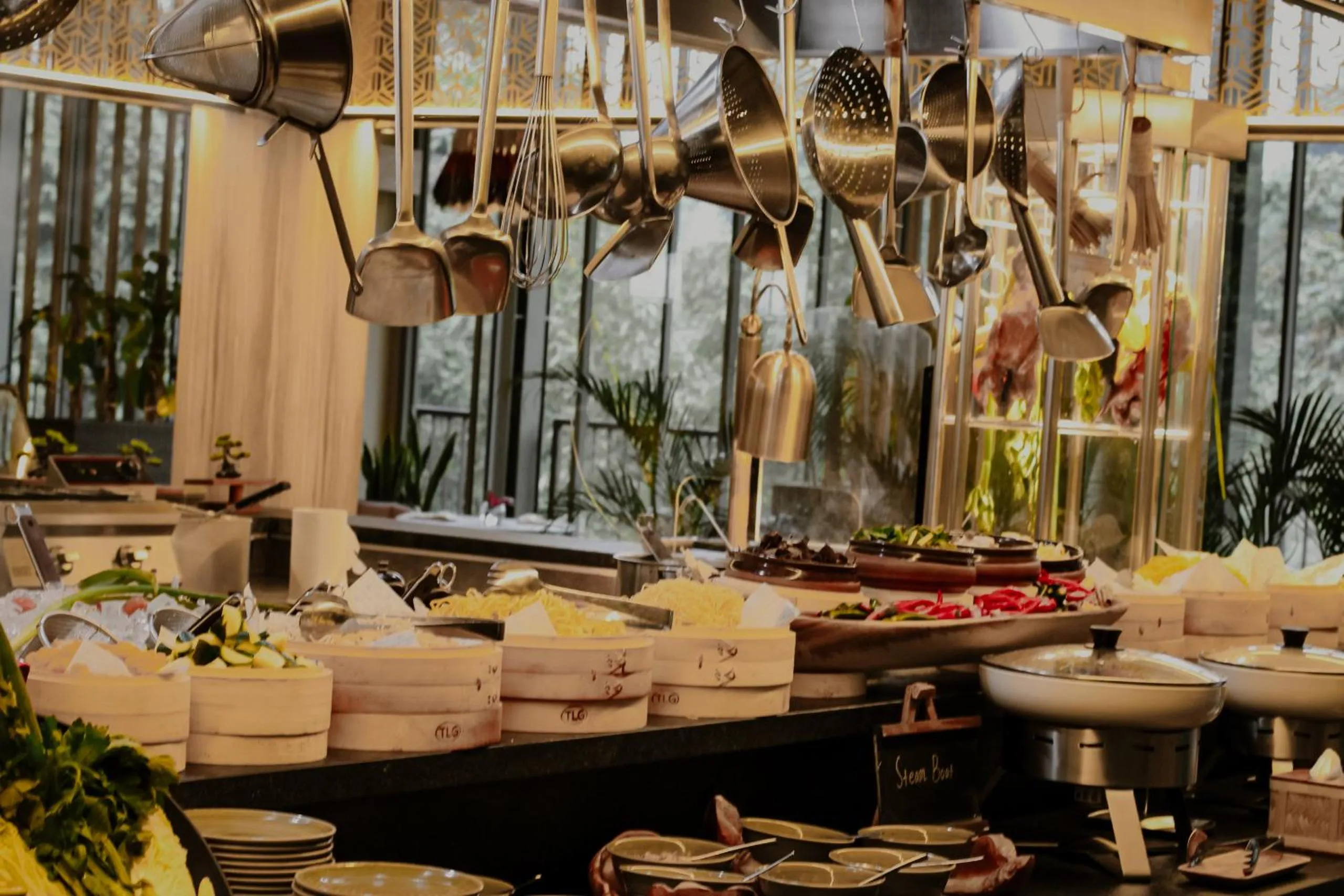 Buffet breakfast in The Botanica Sanctuary