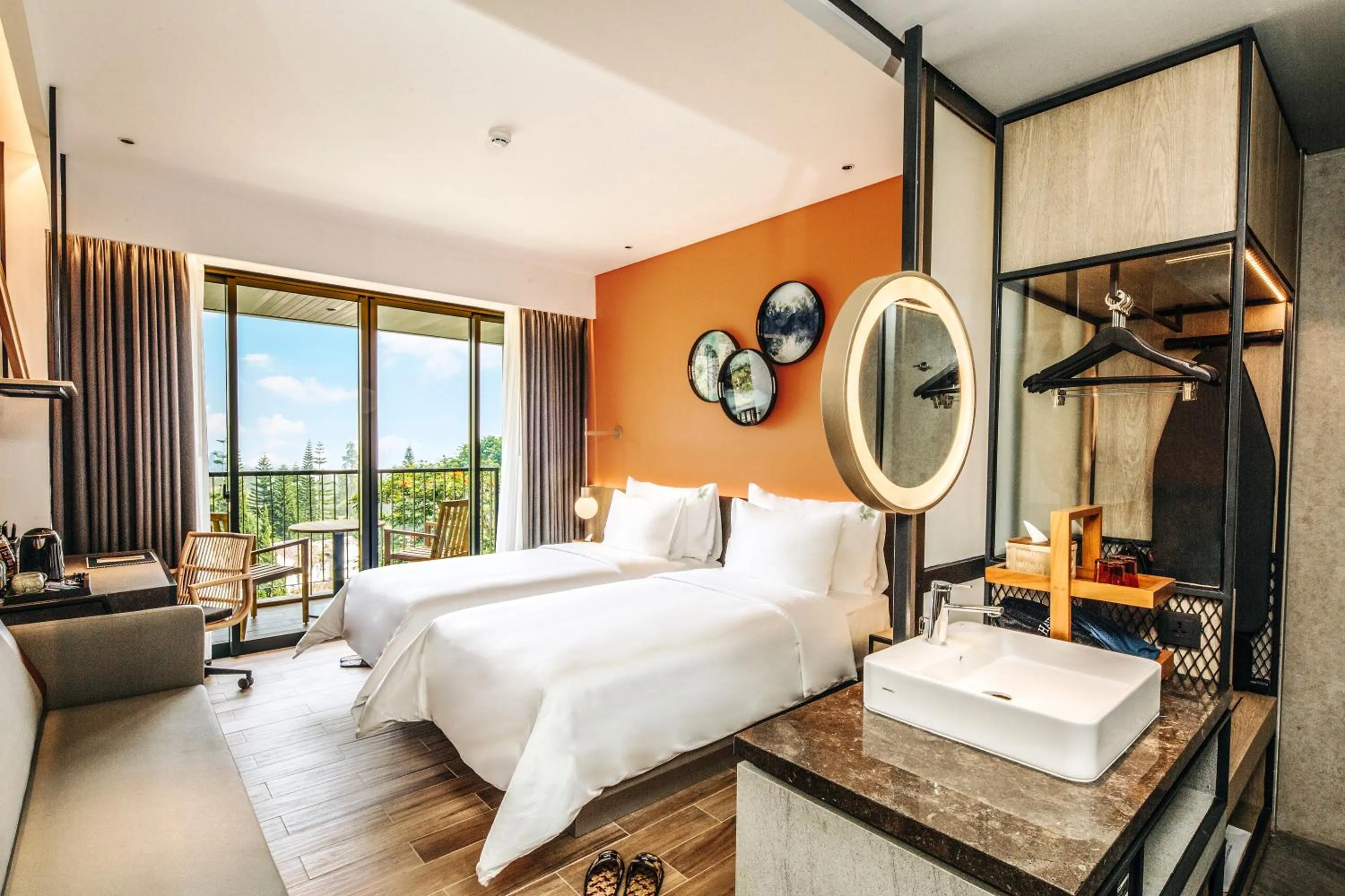 View (from property/room), Bed in The Botanica Sanctuary