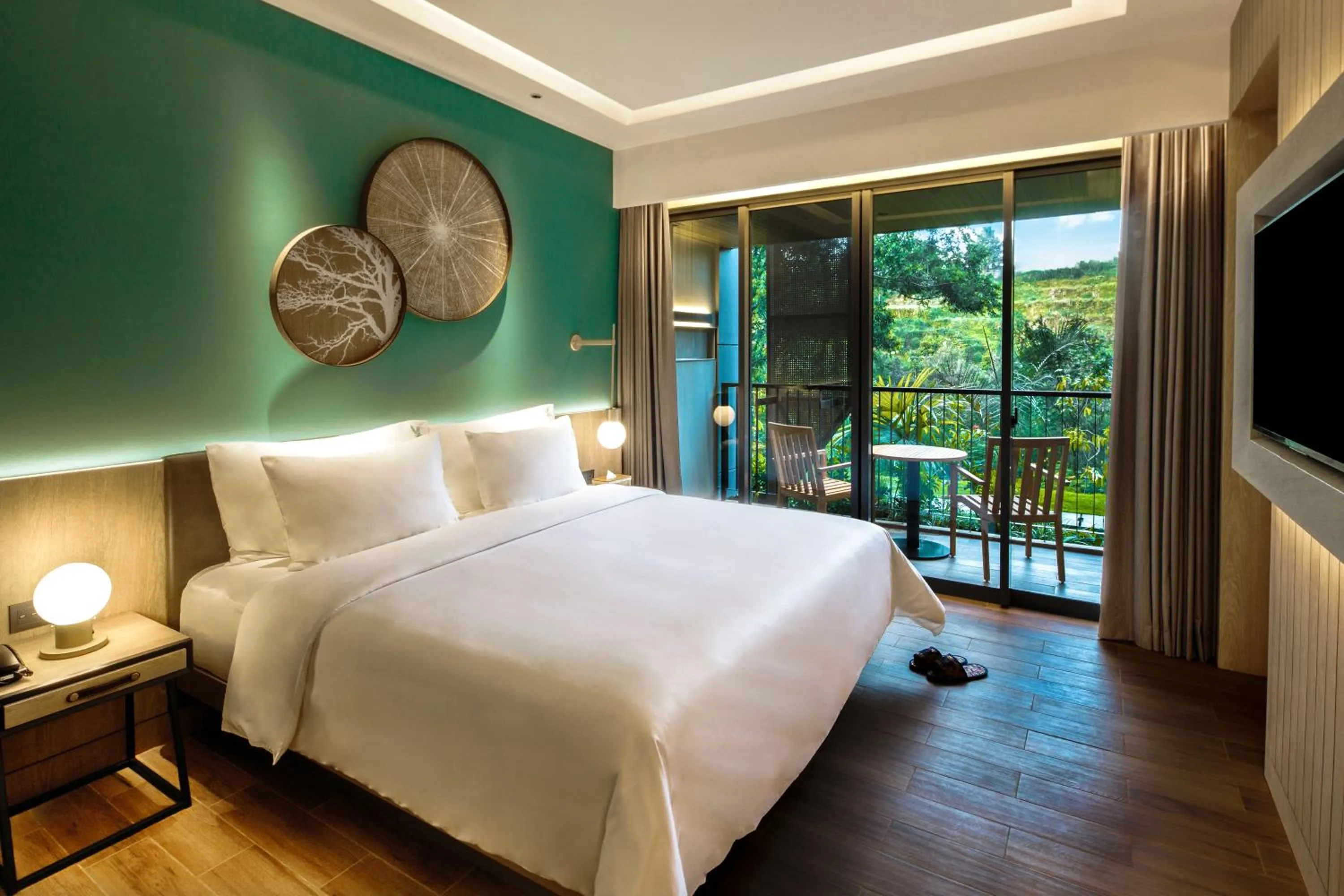 View (from property/room), Bed in The Botanica Sanctuary