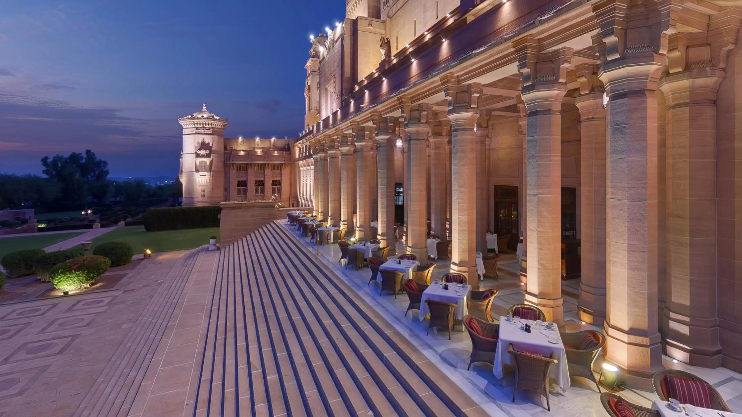 Restaurant/places to eat in Umaid Bhawan Palace Jodhpur