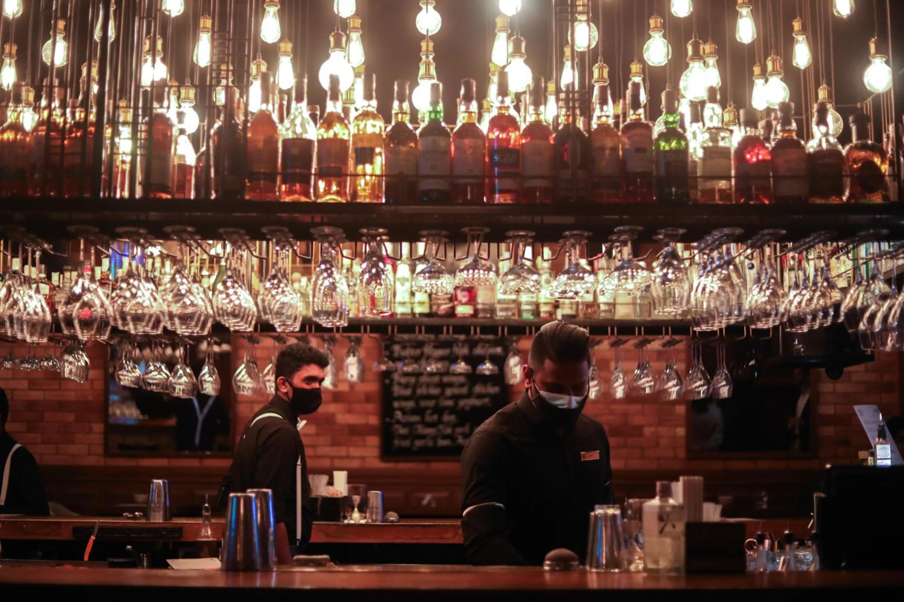 Lounge or bar in Taj Lands End