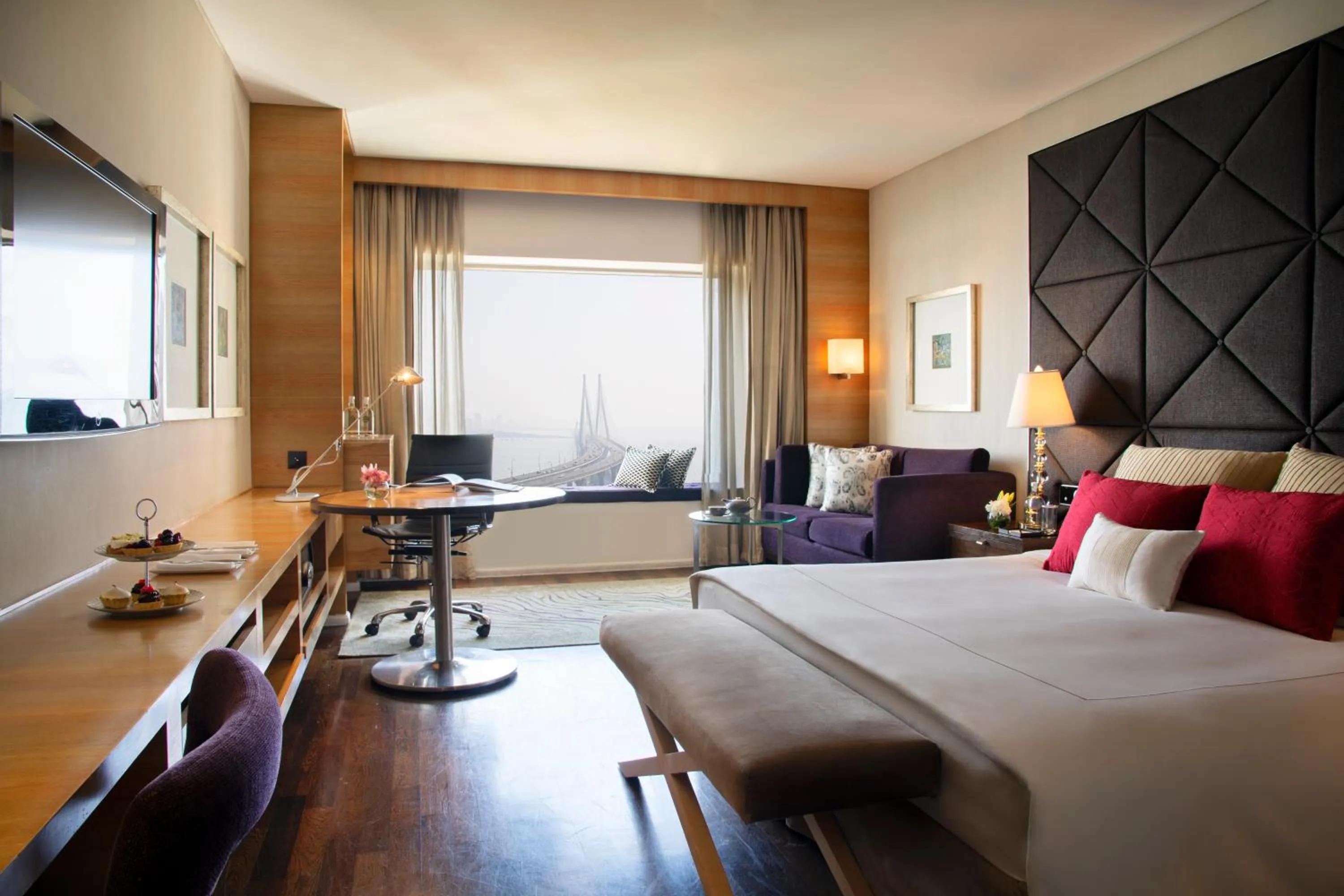 Bed in Taj Lands End