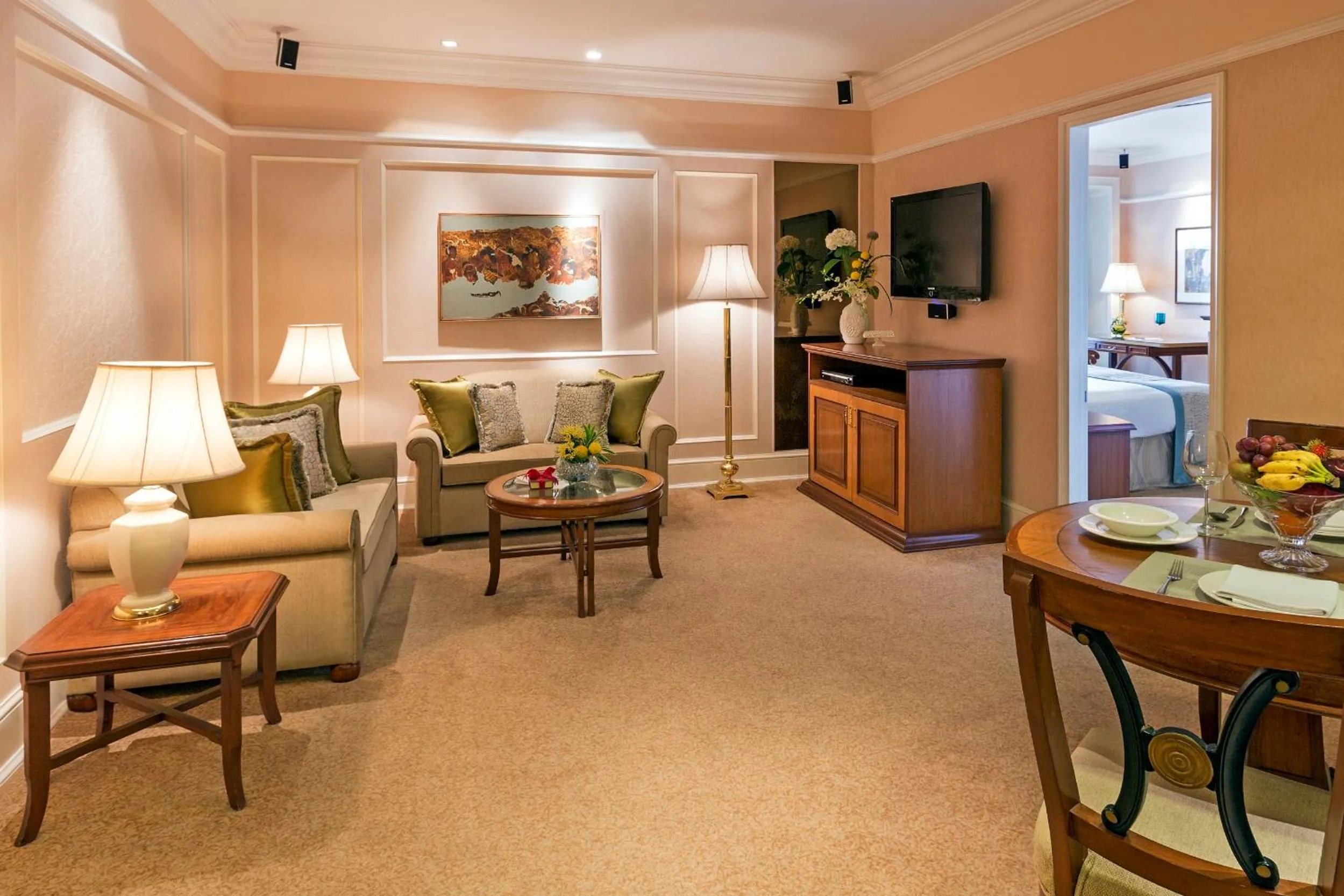 Living room in Taj Lands End