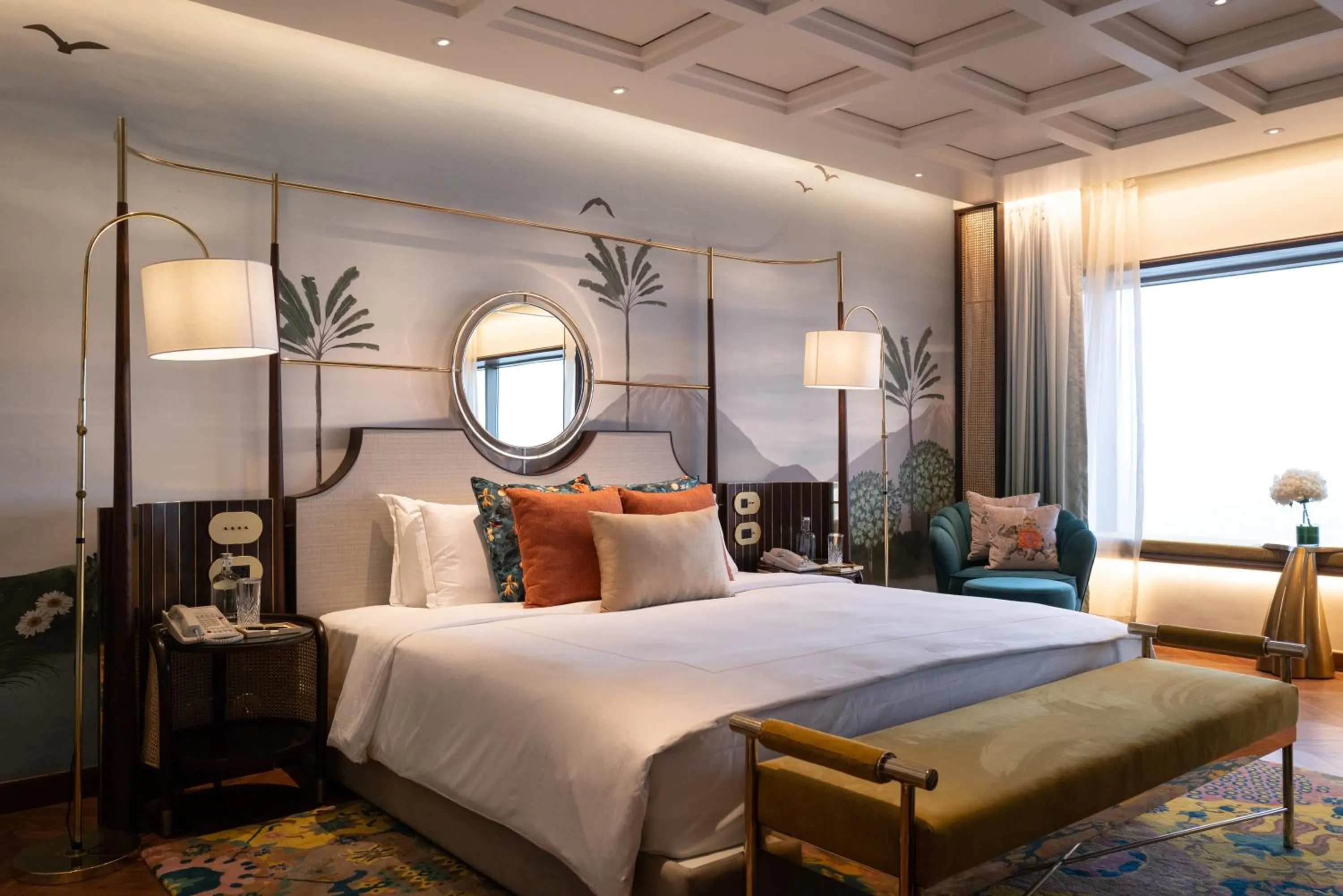 Bed in Taj Lands End