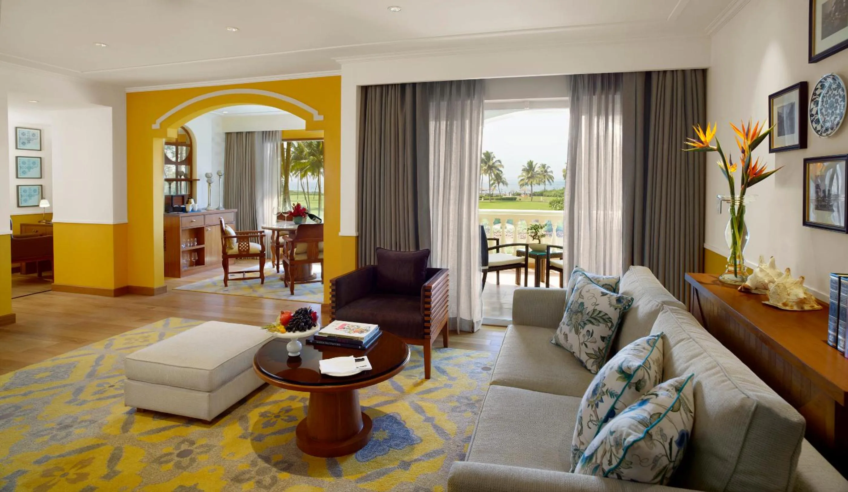 Living room in Taj Exotica Resort & Spa, Goa
