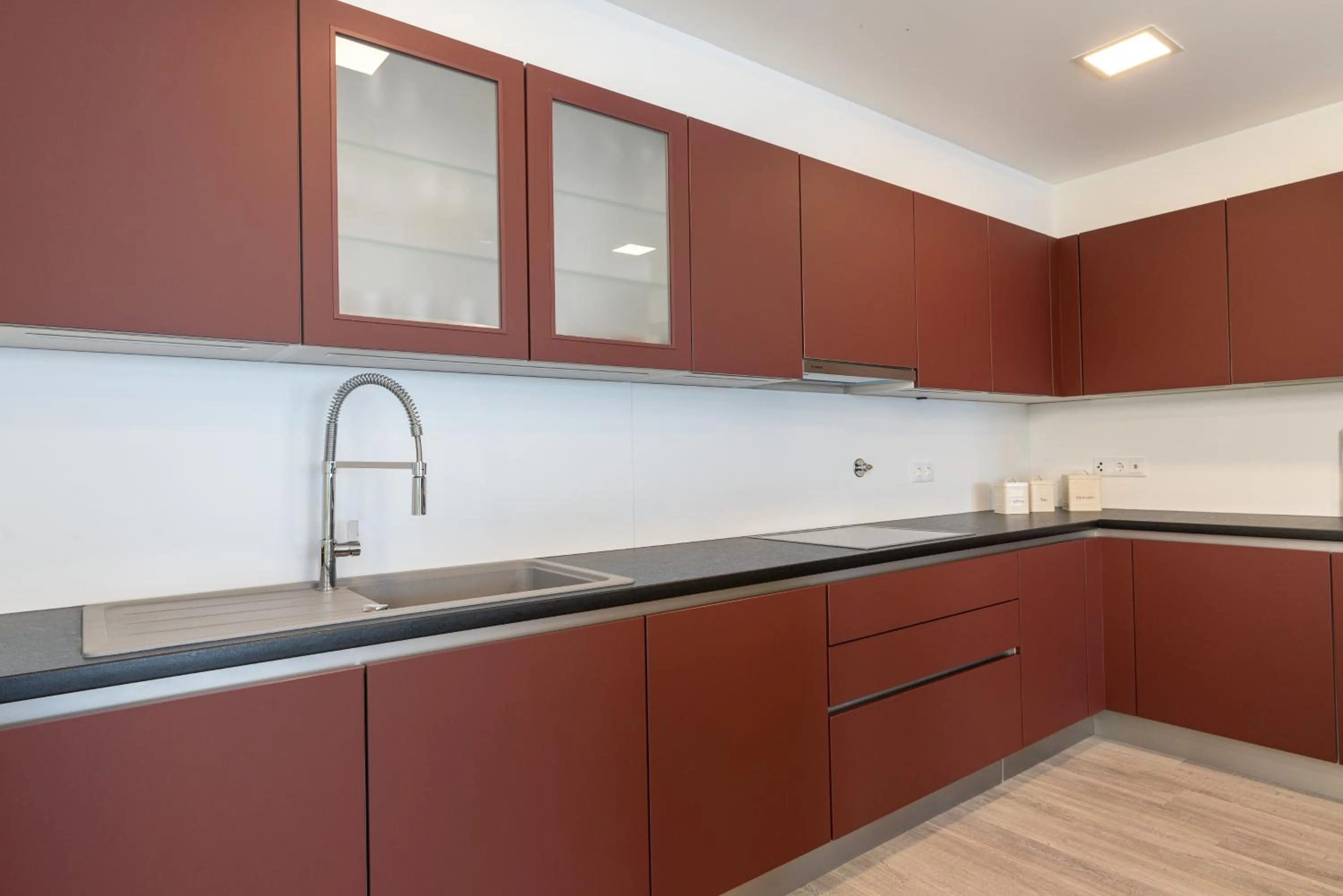 Kitchen or kitchenette in Sonho do Oceano