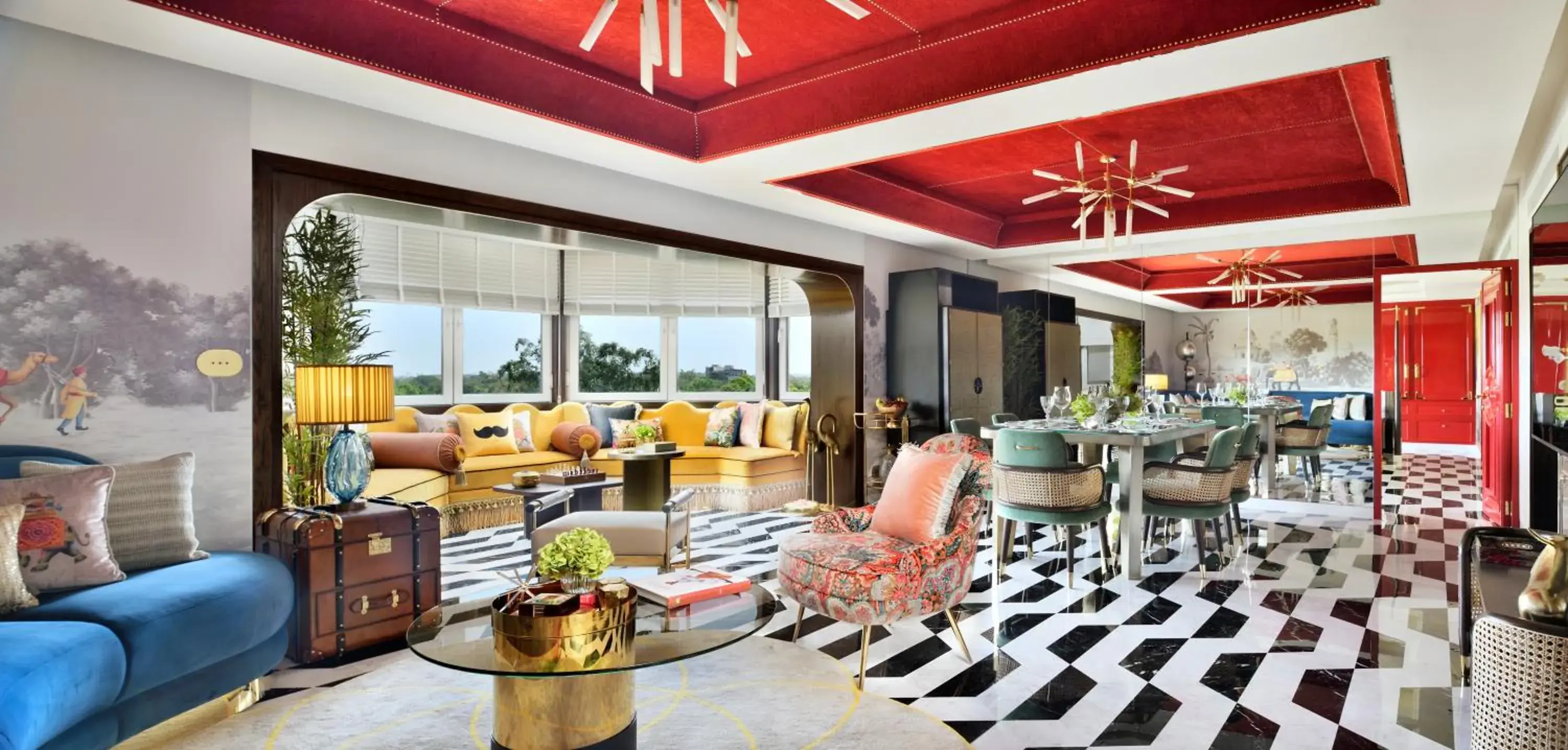 Living room in Taj Mahal, New Delhi Living room in Taj Mahal, New Delhi